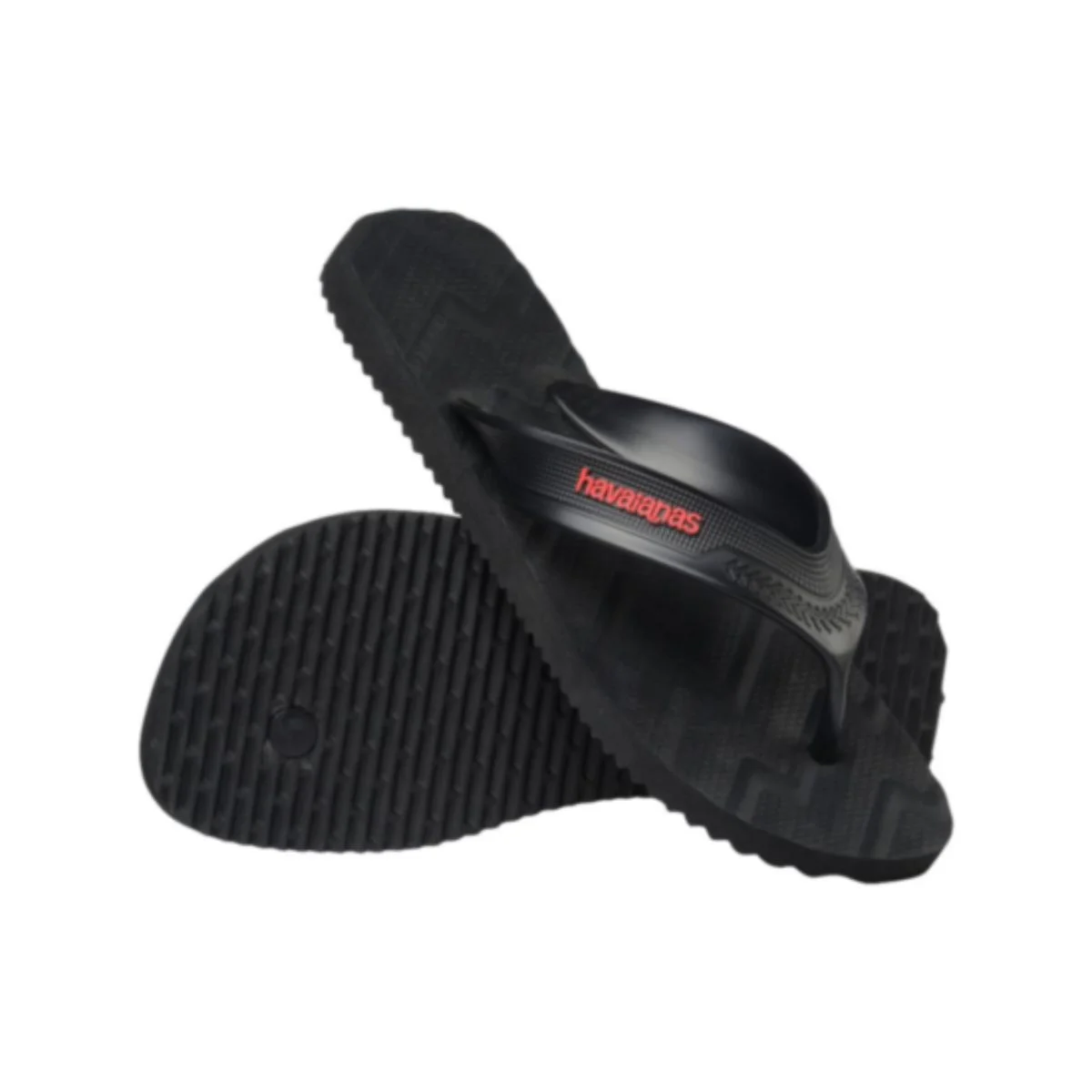 Chinelo Masculino Dedo Havaianas Track Waves Preto Preto 3