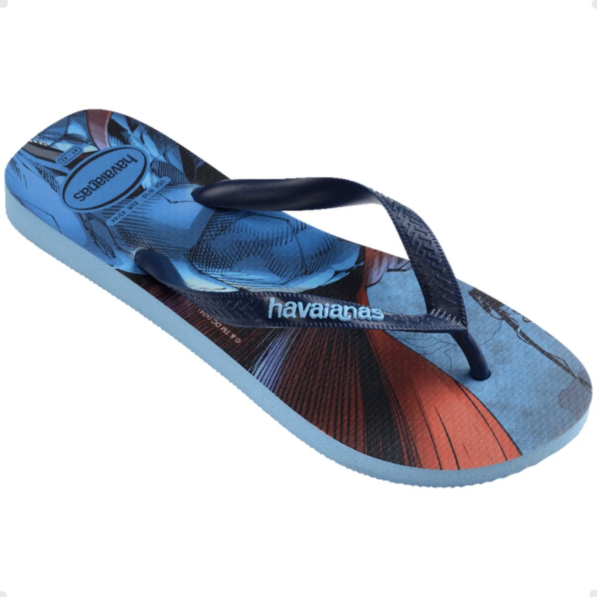 Chinelo Masculino Dedo Havaianas Top Herois Dc Azul Azul 4
