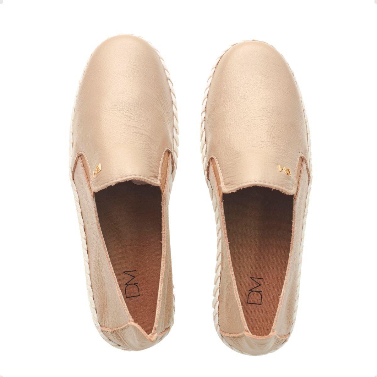 Tênis Slip On Couro Celeste Dayane Magalhães Bege 3