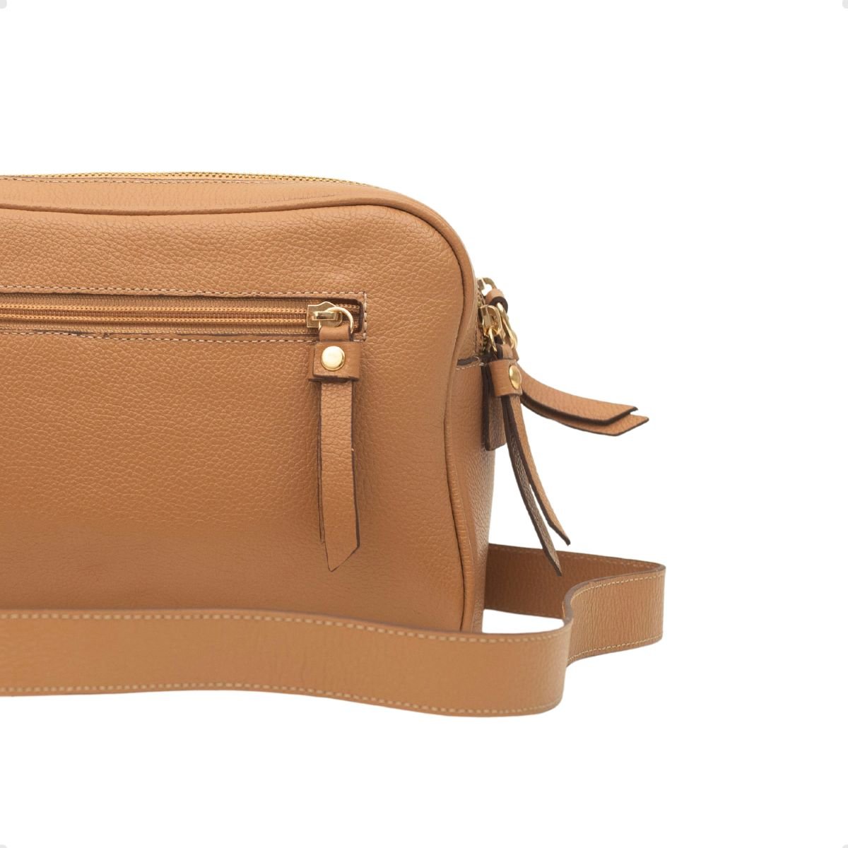 Bolsa Retangular Transversal Dayane Magalhães Caramelo Marrom 4
