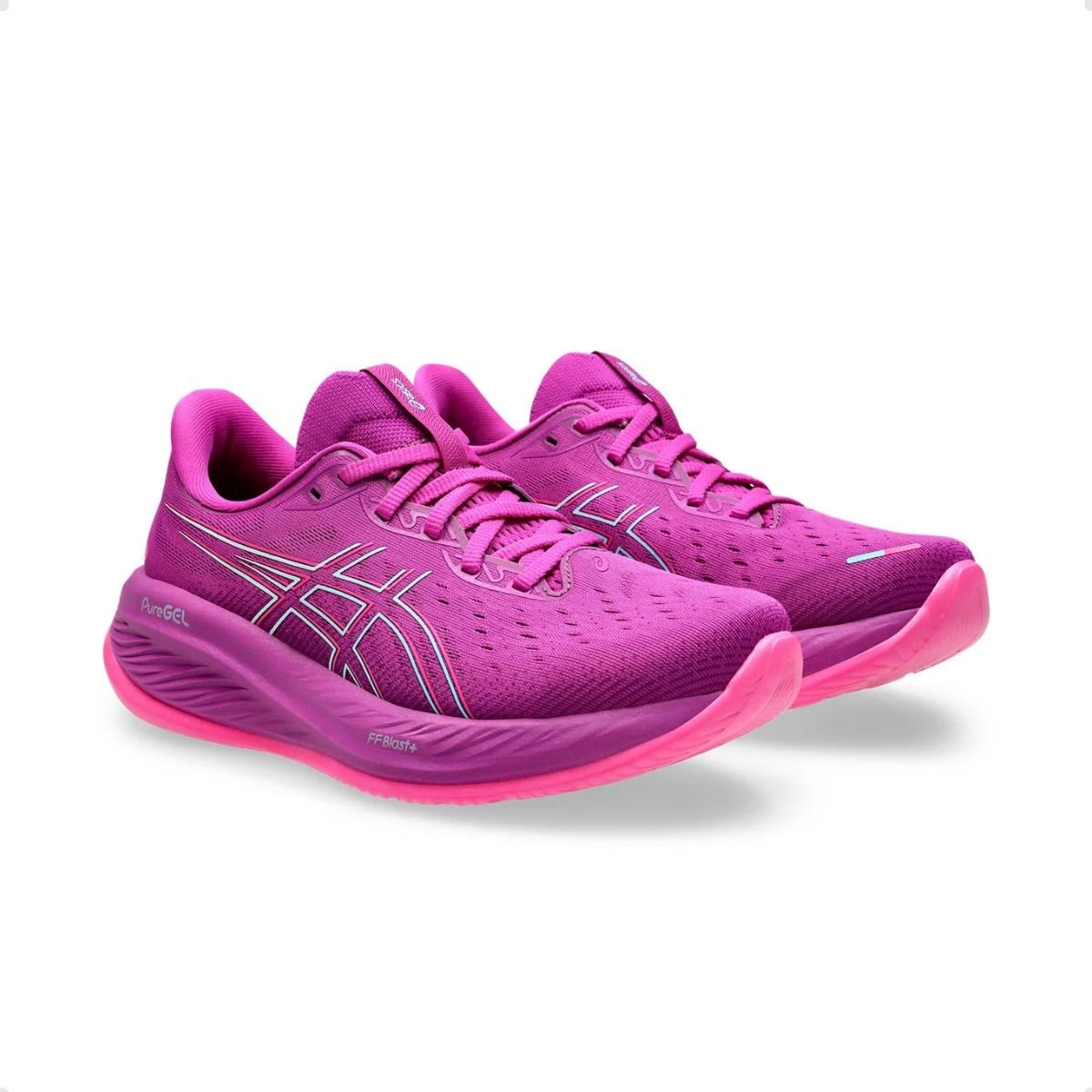 Tênis Running Feminino Asics Gel-Cumulus 26 Pink Roxo 2