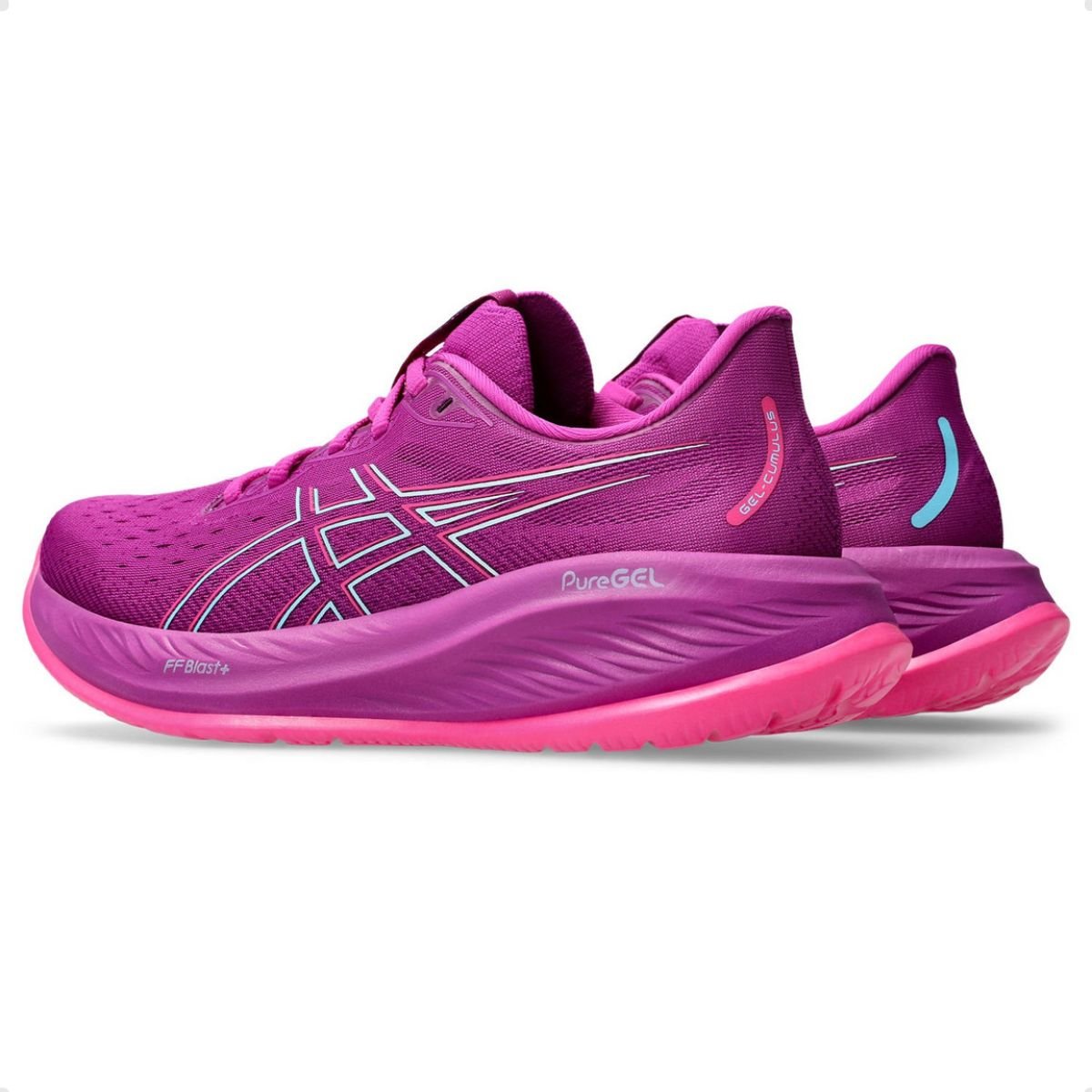 Tênis Running Feminino Asics Gel-Cumulus 26 Pink Roxo 4