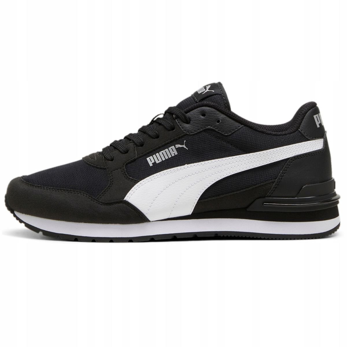 Tênis Casual Masculino Puma St Runner V4 Mesh Preto Preto 5