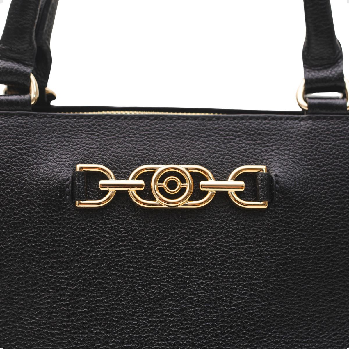 Bolsa Feminina Tote Transversal Dayane Magalhães  Preta Preto 4