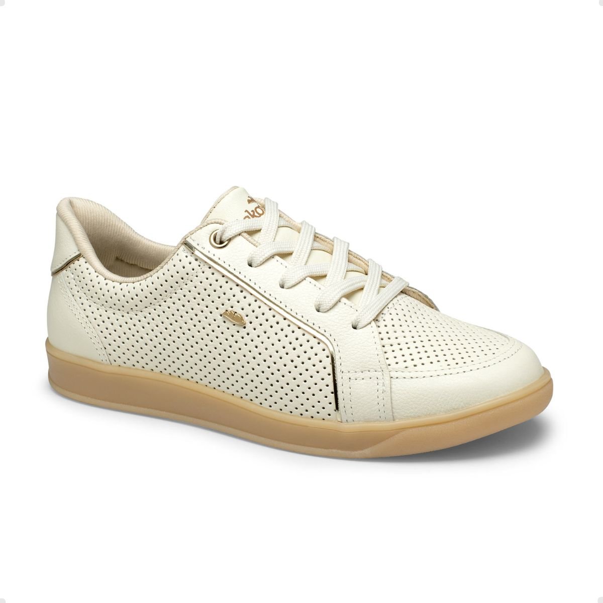 Tenis Moda Fem Tenis Moda Dakota Da711-0001 Bege 1