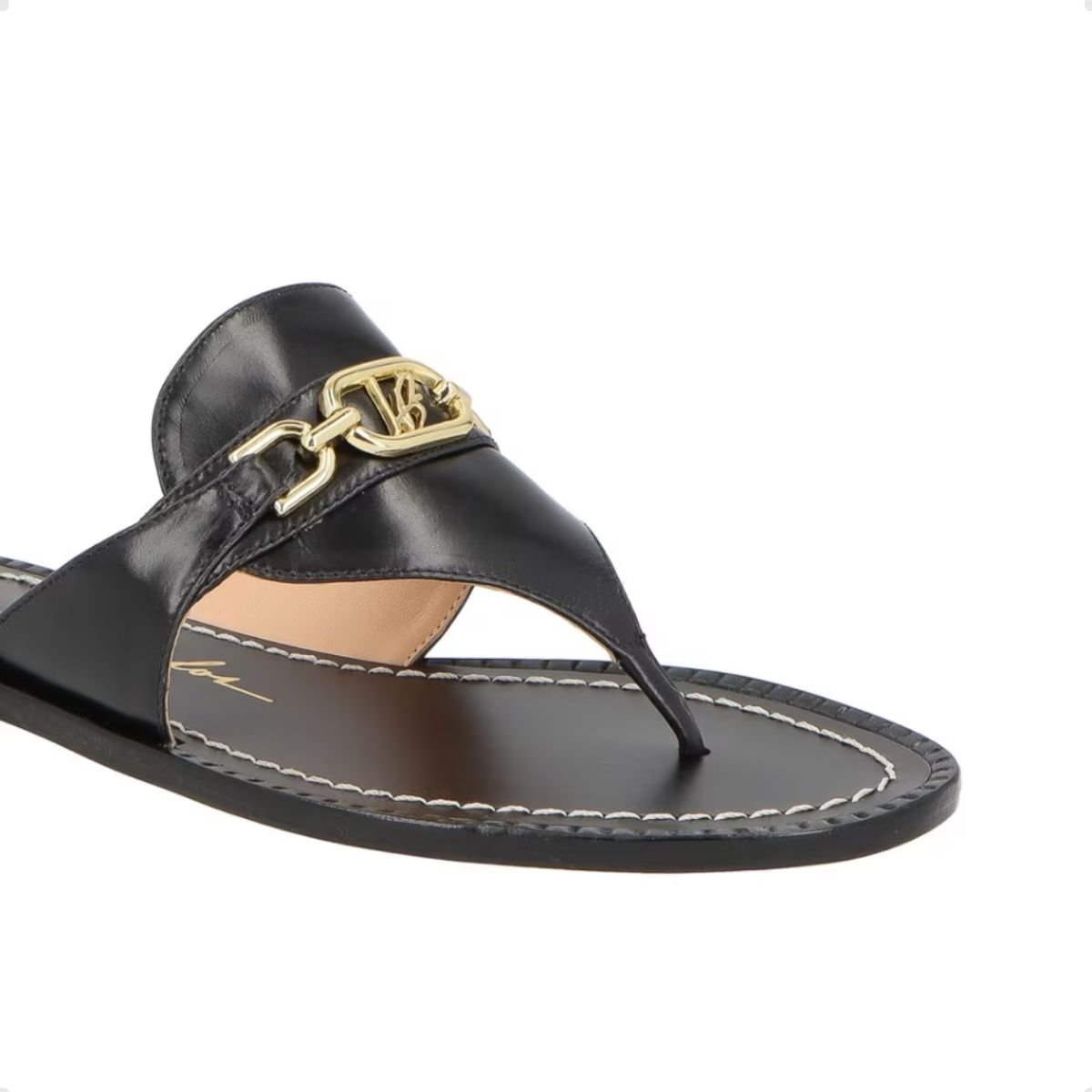 Tamanco Feminino Rasteiro Luiza Barcelos Preto Preto 4