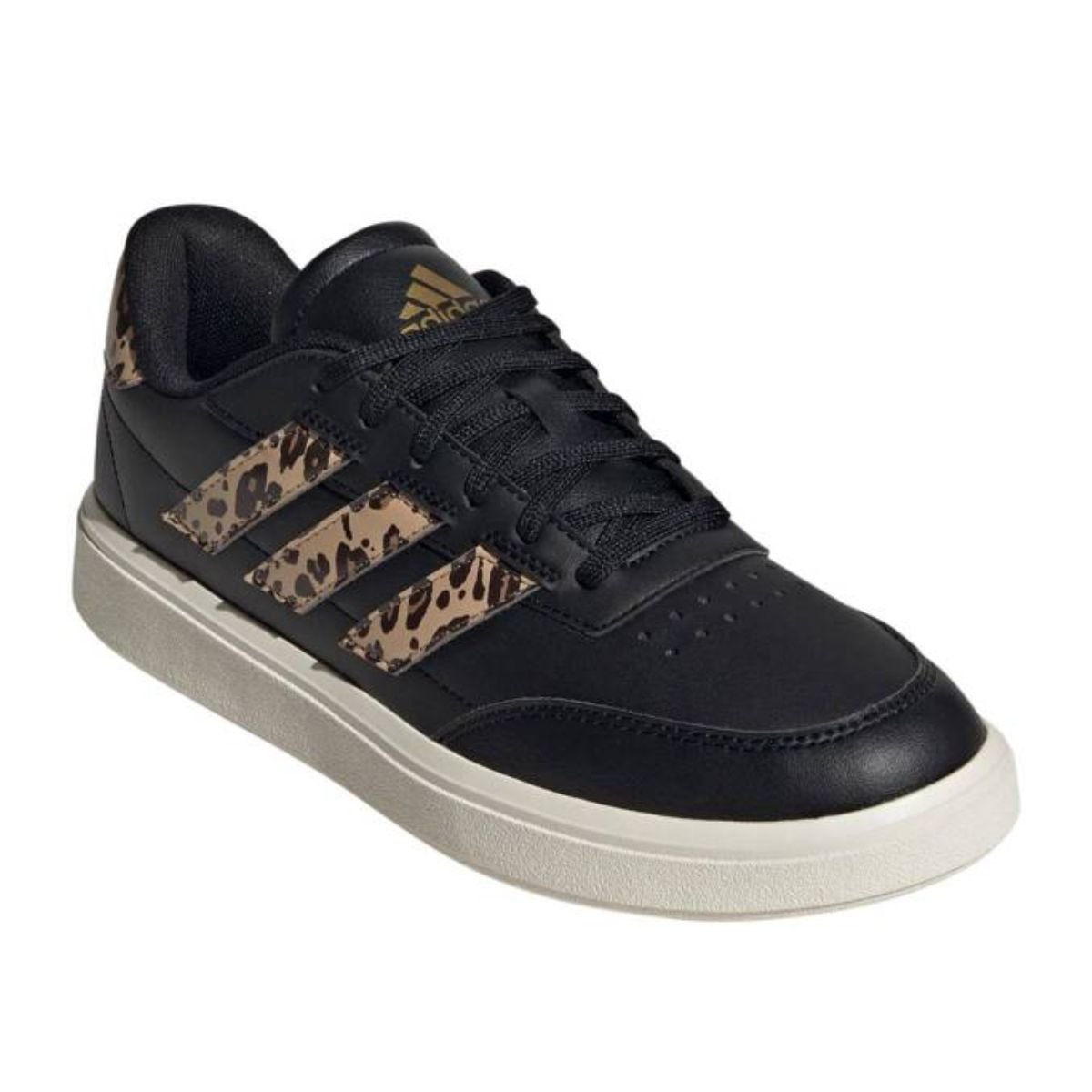 Tênis Casual Feminino Adidas Courtblock Preto Preto 2