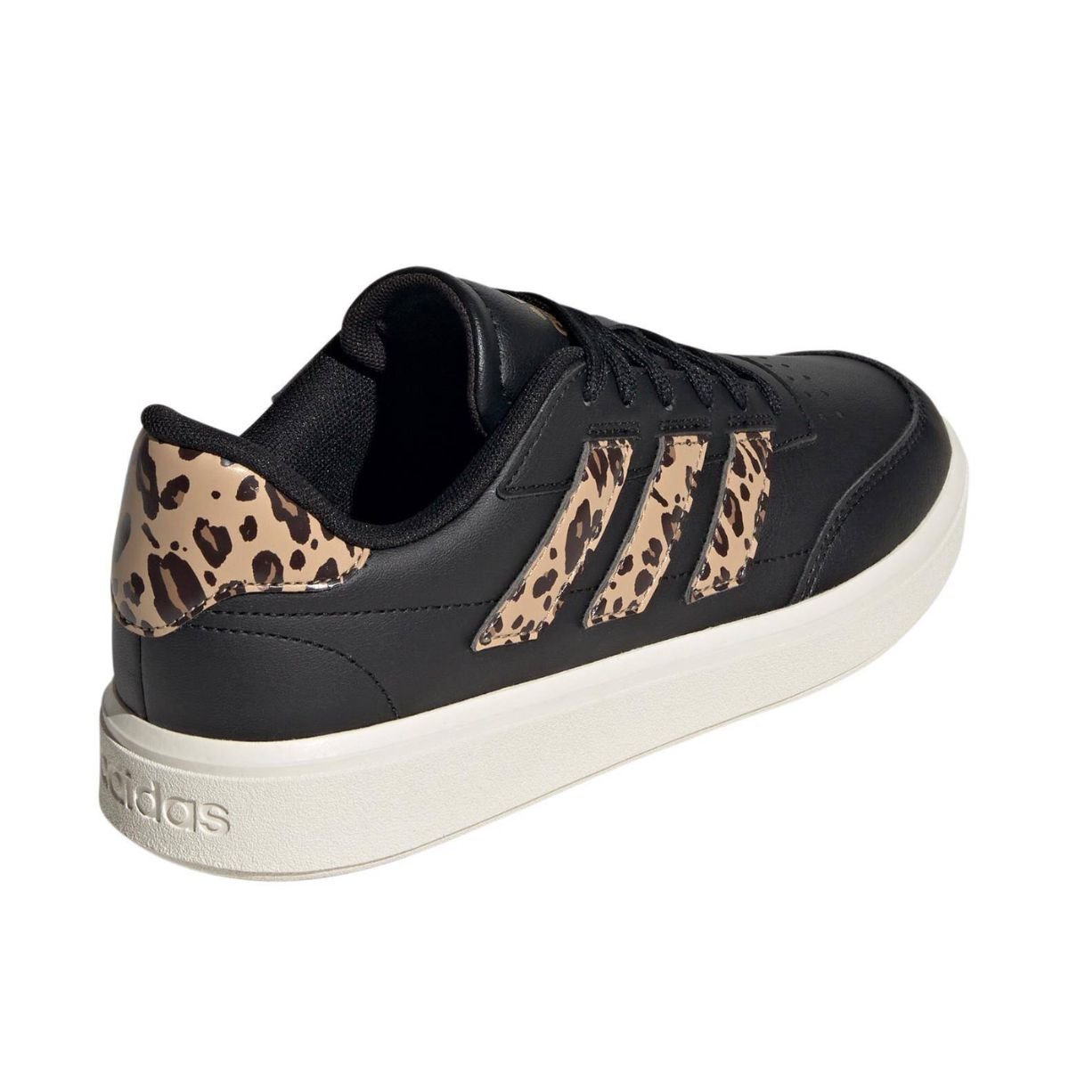 Tênis Casual Feminino Adidas Courtblock Preto Preto 4