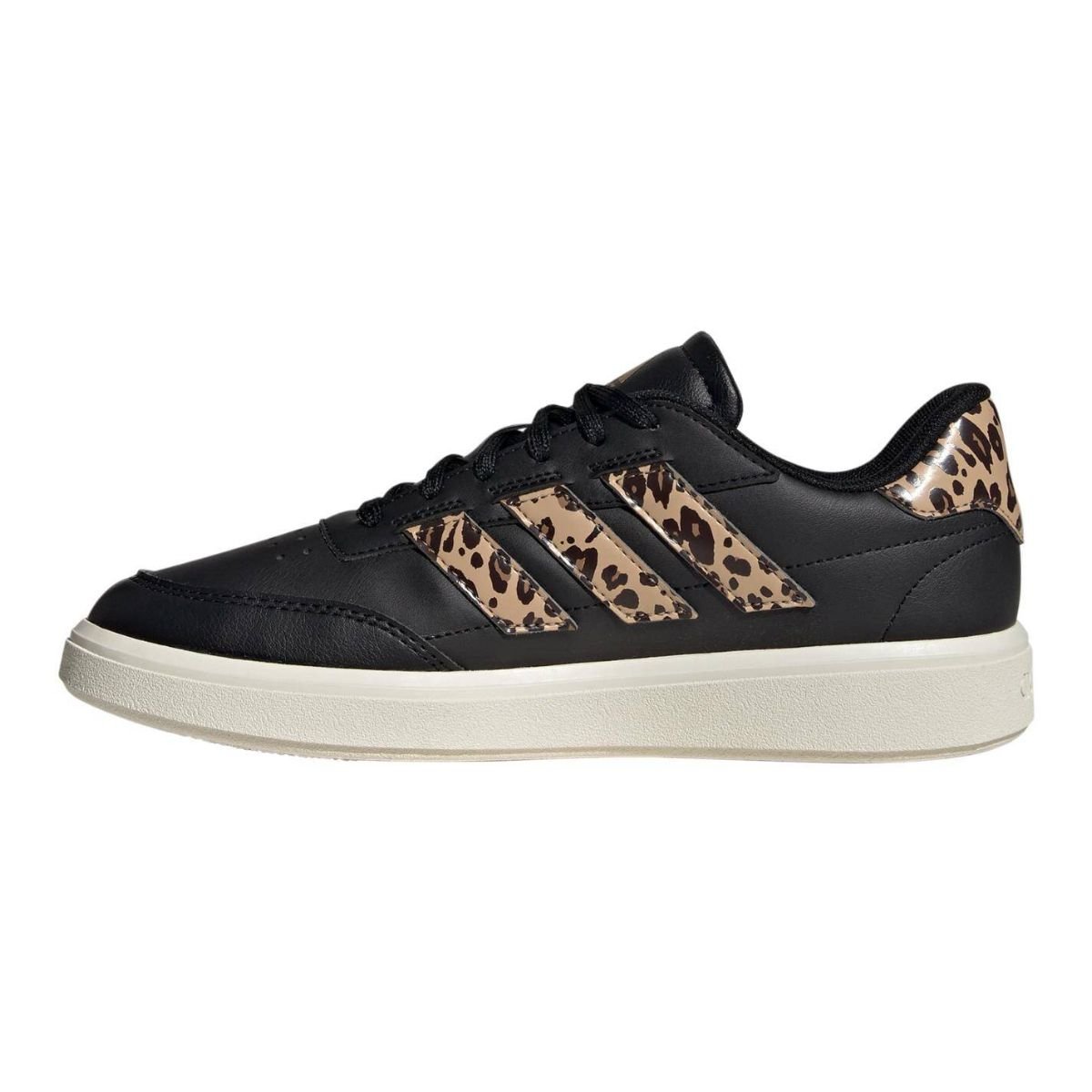 Tênis Casual Feminino Adidas Courtblock Preto Preto 5