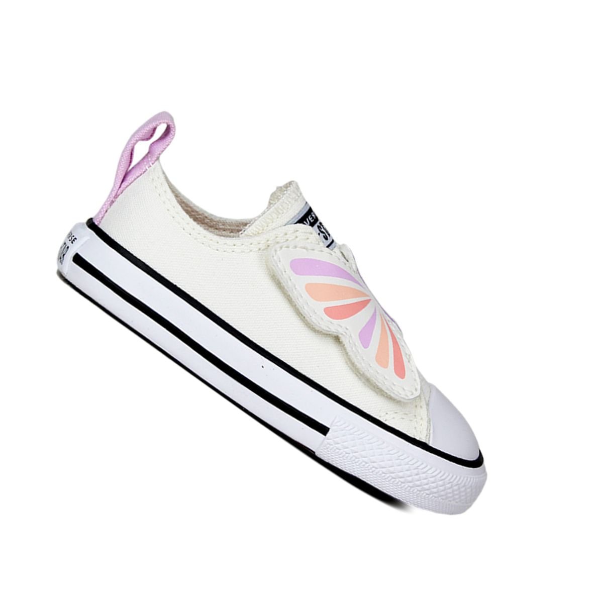 Tênis Casual Bebê Converse Chuck Taylor All Star One Strap Branco Branco 5