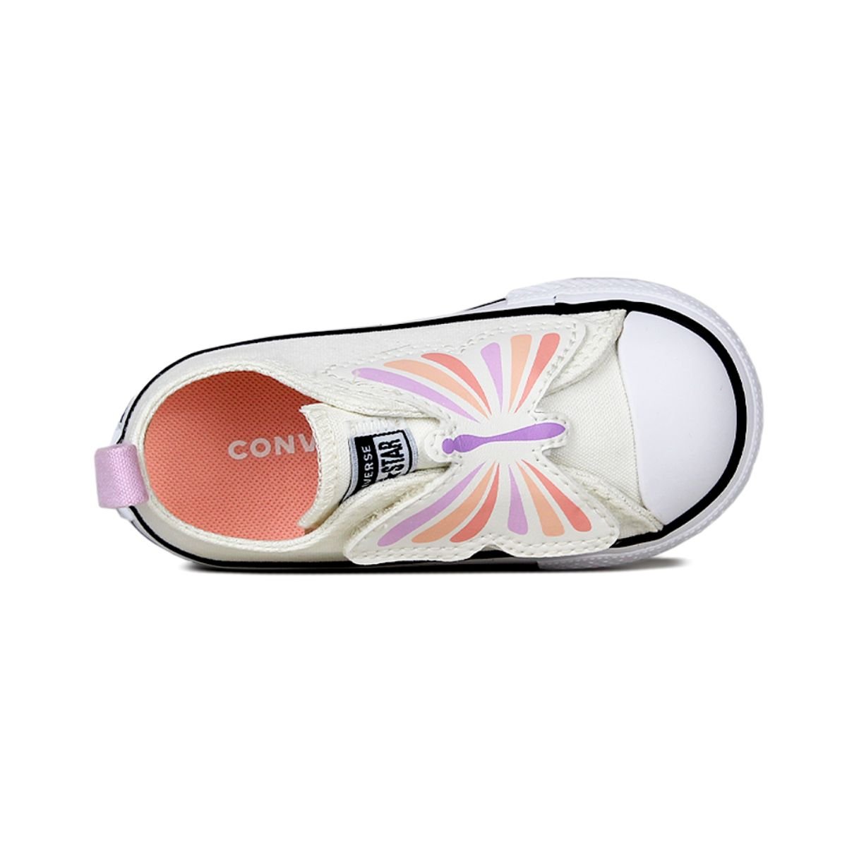 Tênis Casual Bebê Converse Chuck Taylor All Star One Strap Branco Branco 3