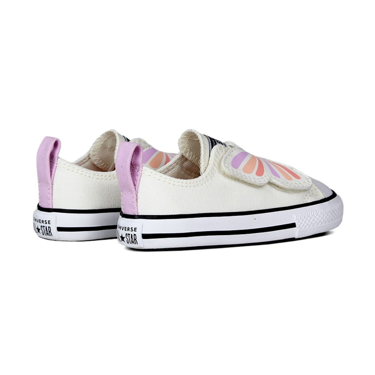 Tênis Casual Bebê Converse Chuck Taylor All Star One Strap Branco Branco 4