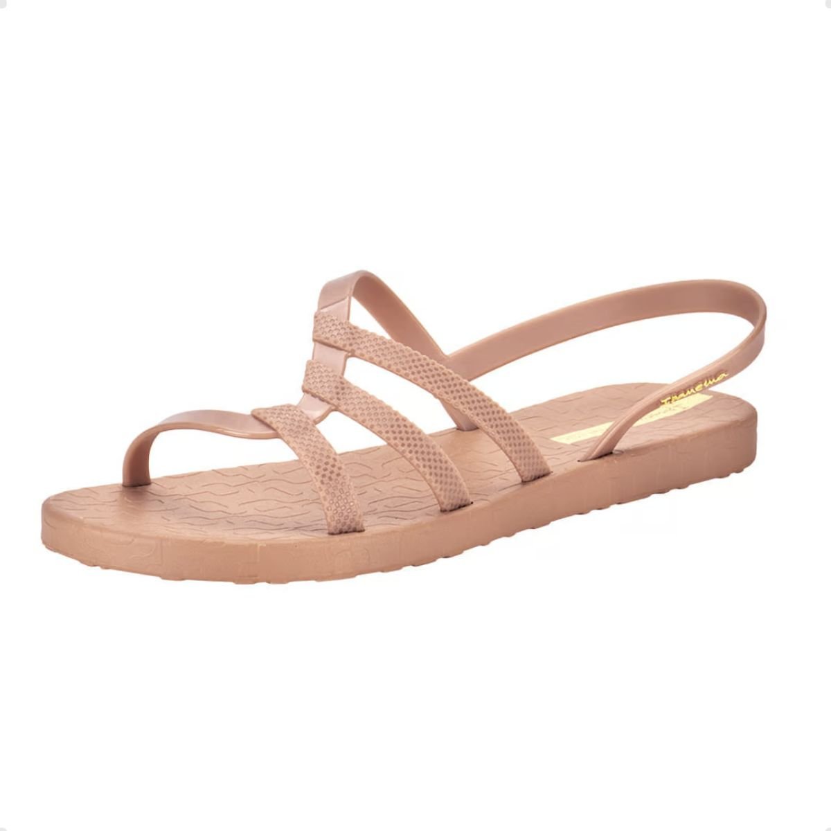 Sandália Feminina Rasteira Ipanema Sempre Nova Nude Bege 4