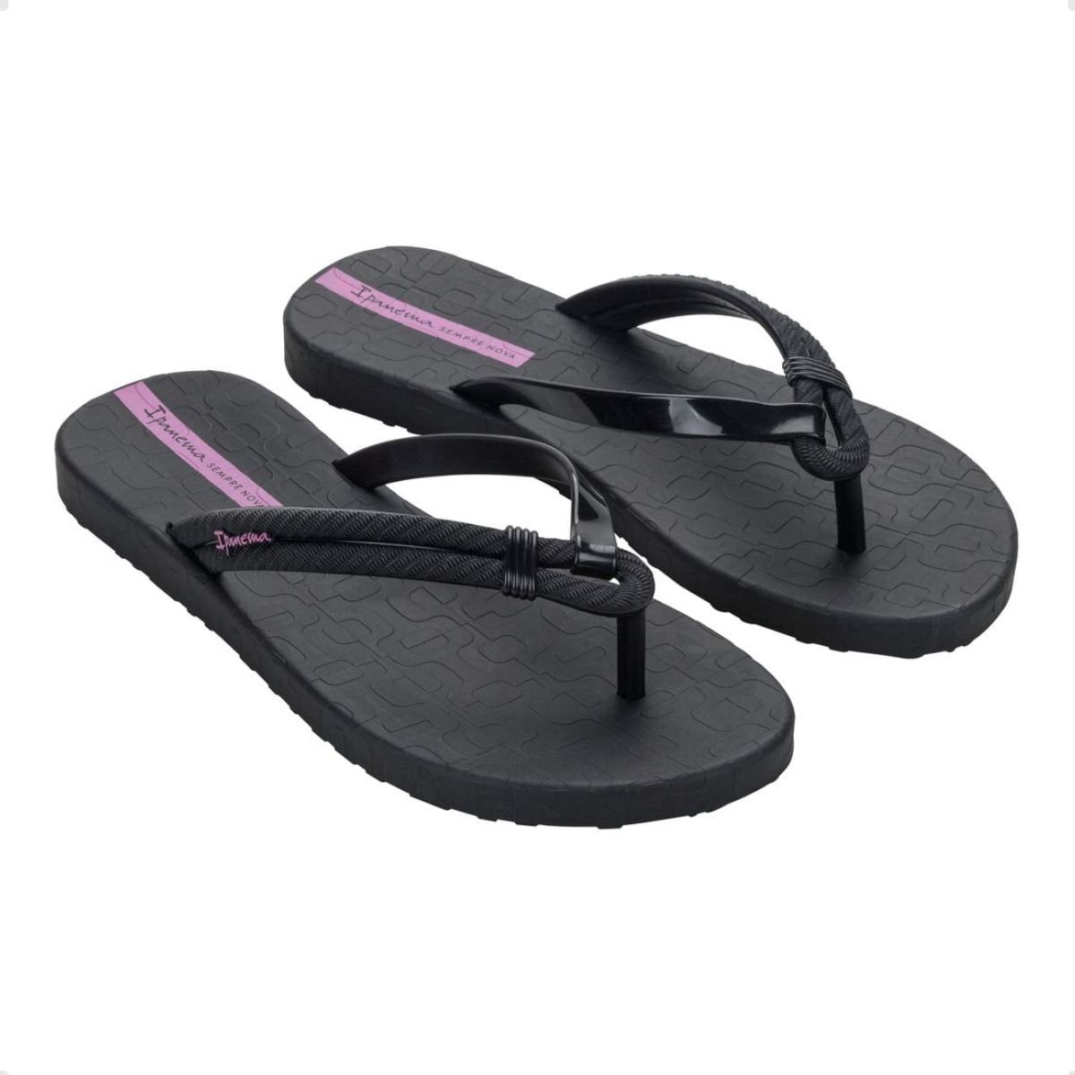 Chinelo Feminino Dedo Ipanema Sempre Nova Preto Preto 2