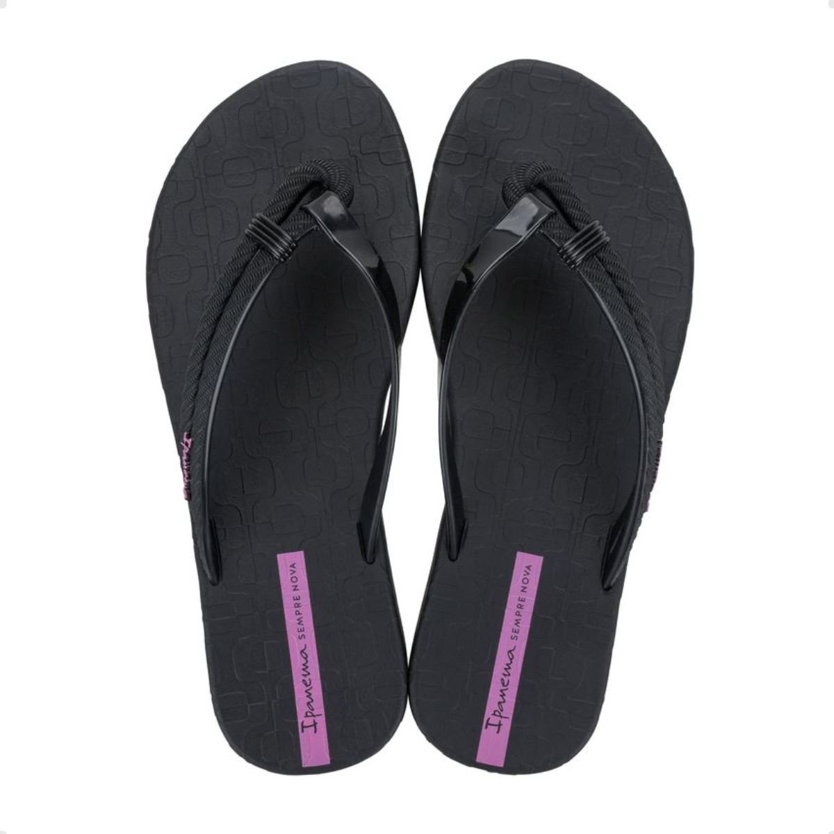 Chinelo Feminino Dedo Ipanema Sempre Nova Preto Preto 3