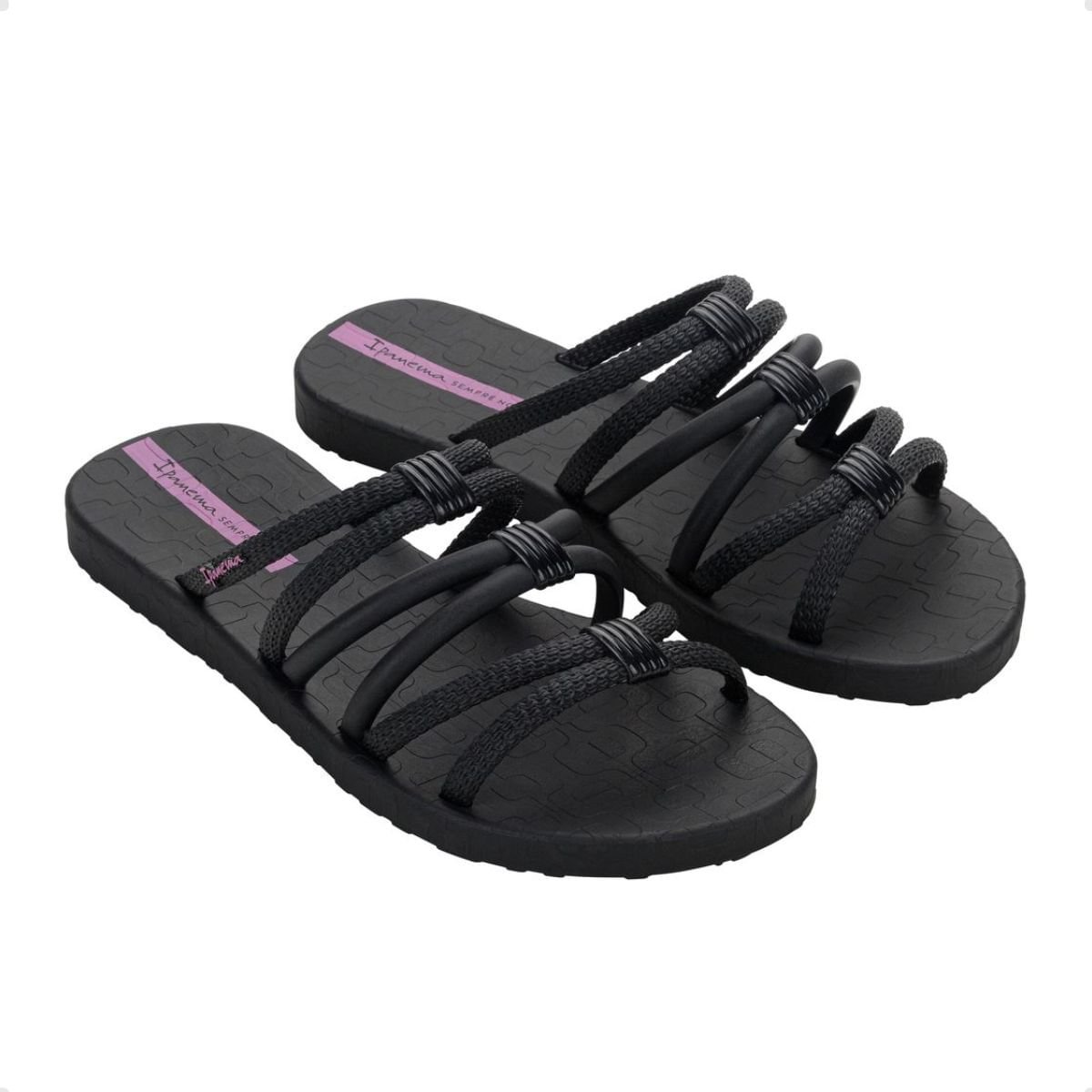 Chinelo Fem Gaspea/Slide Ipanema Sempre Nova 27237-Bg818 Preto 2