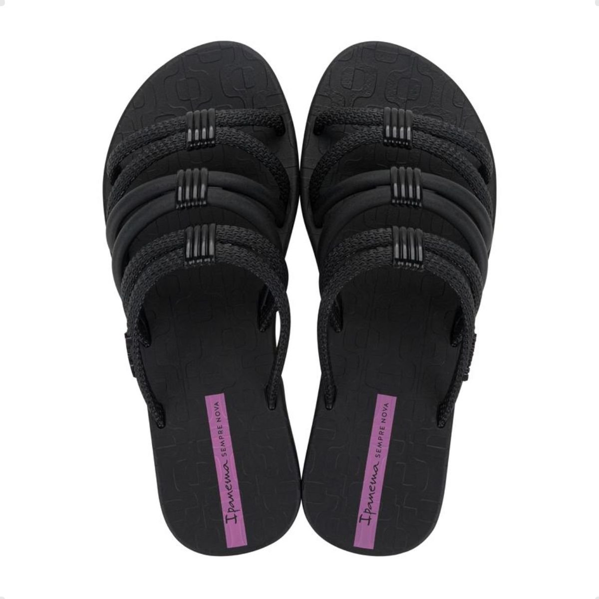 Chinelo Fem Gaspea/Slide Ipanema Sempre Nova 27237-Bg818 Preto 3
