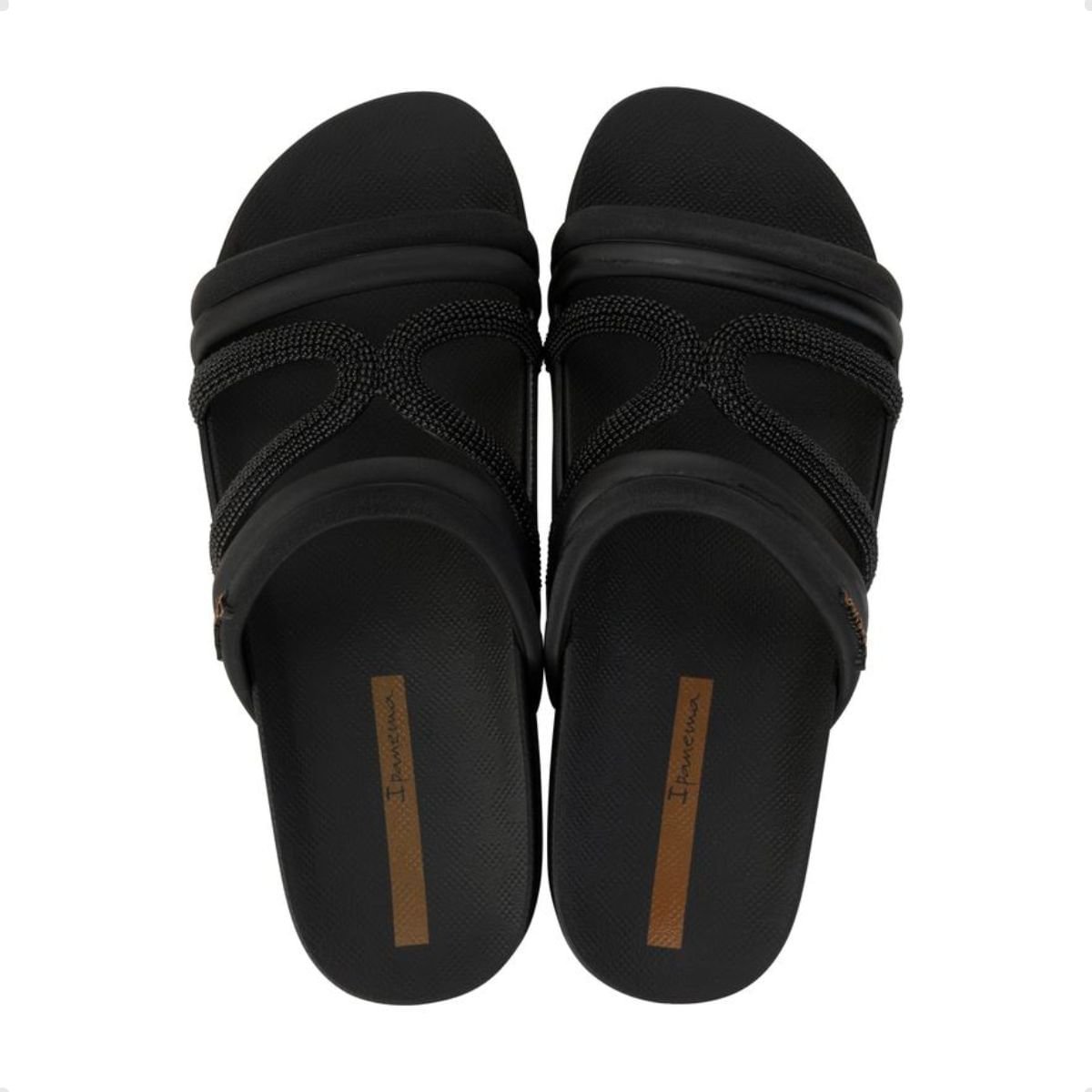 Chinelo Fem Gaspea/Slide Ipanema Sempre Nova 27262-Bg087 Preto 1