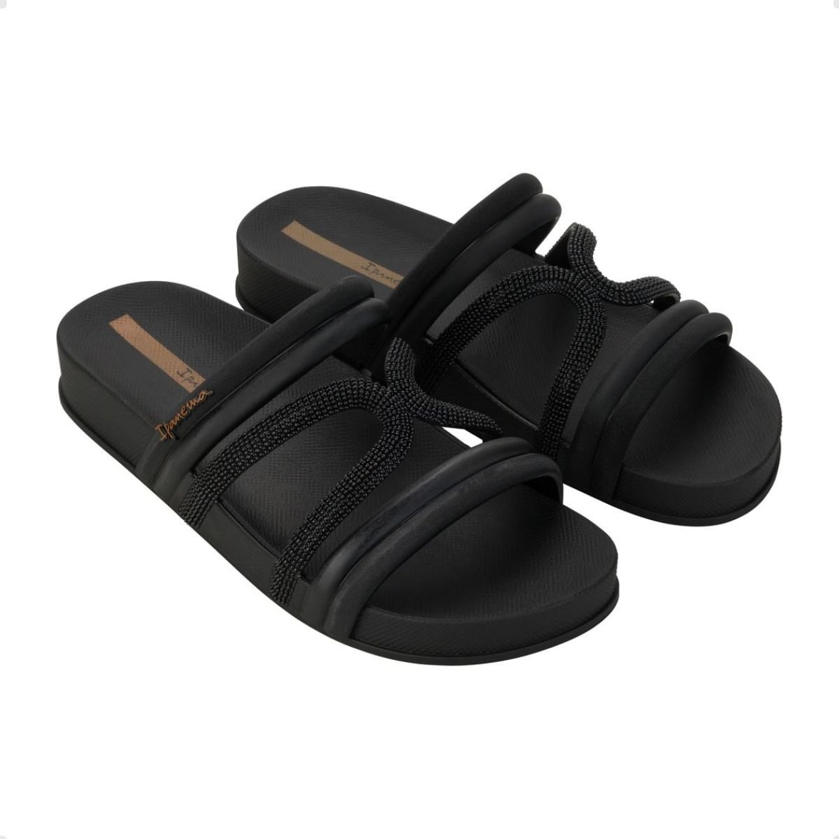 Chinelo Fem Gaspea/Slide Ipanema Sempre Nova 27262-Bg087 Preto 2