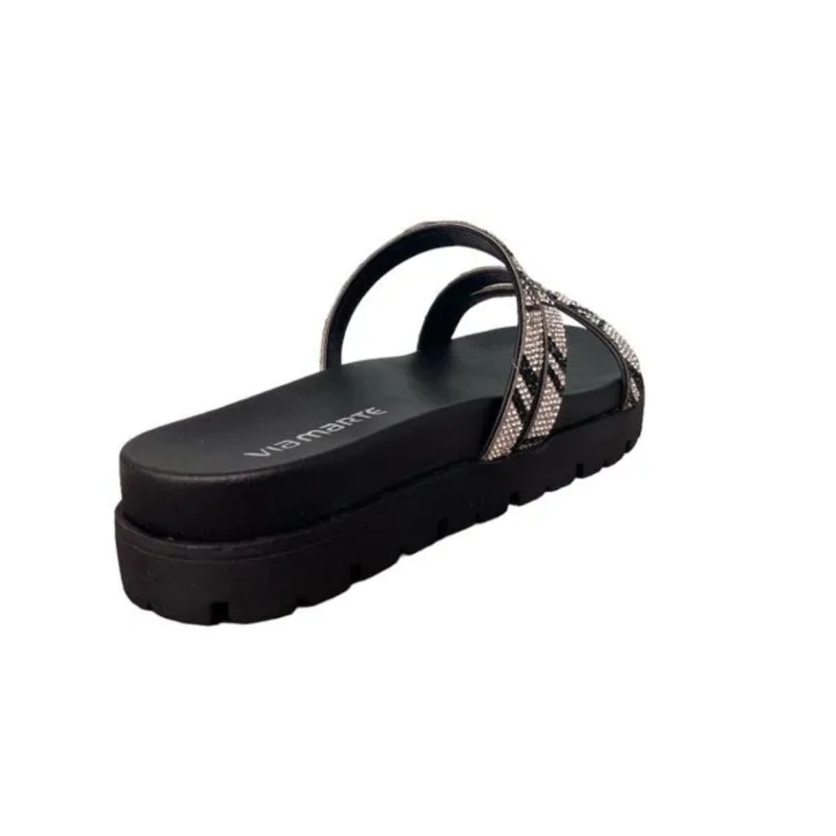 Tamanco Feminino Papete Via Marte Preto Preto 5