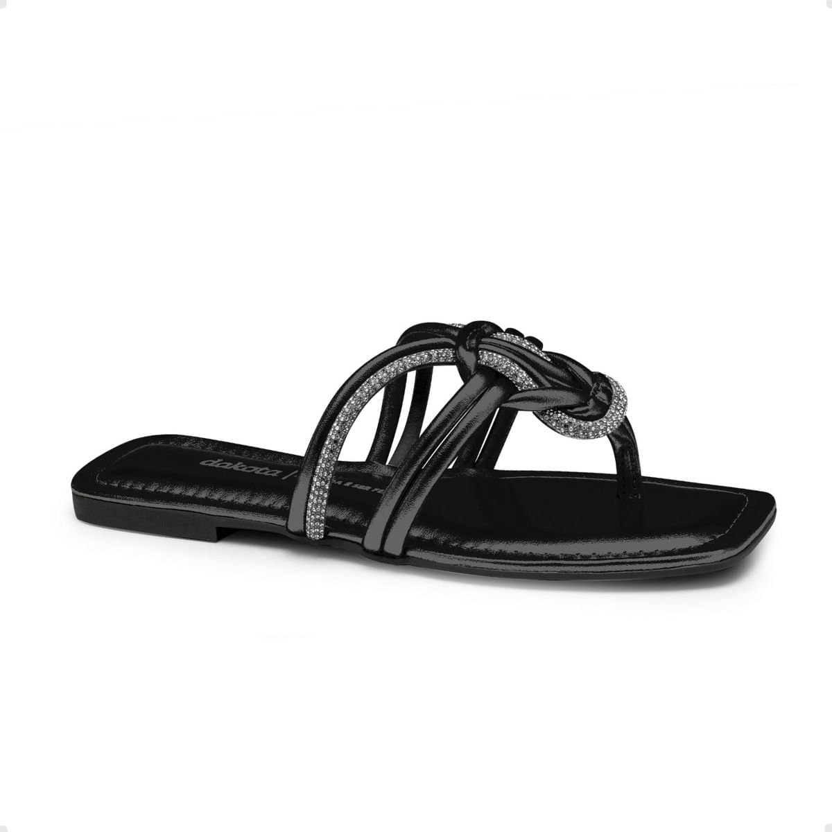 Tamanco Fem Rasteiro Dakota Y7902-0010 Preto 1