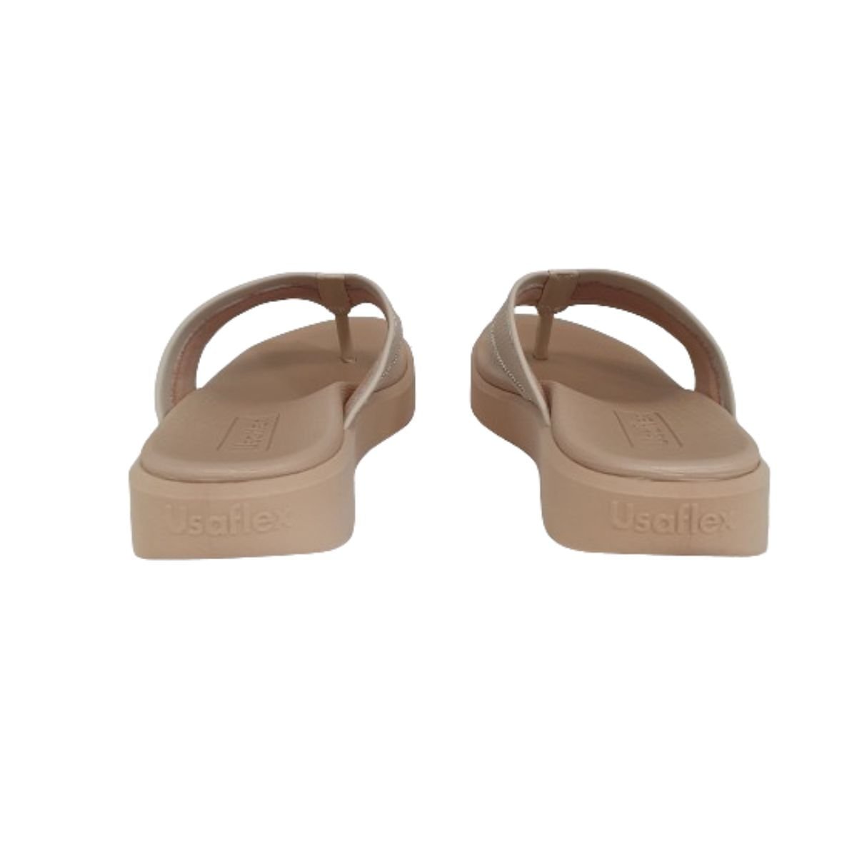 Tamanco Feminino Anabela Usaflex Creme Bege 5