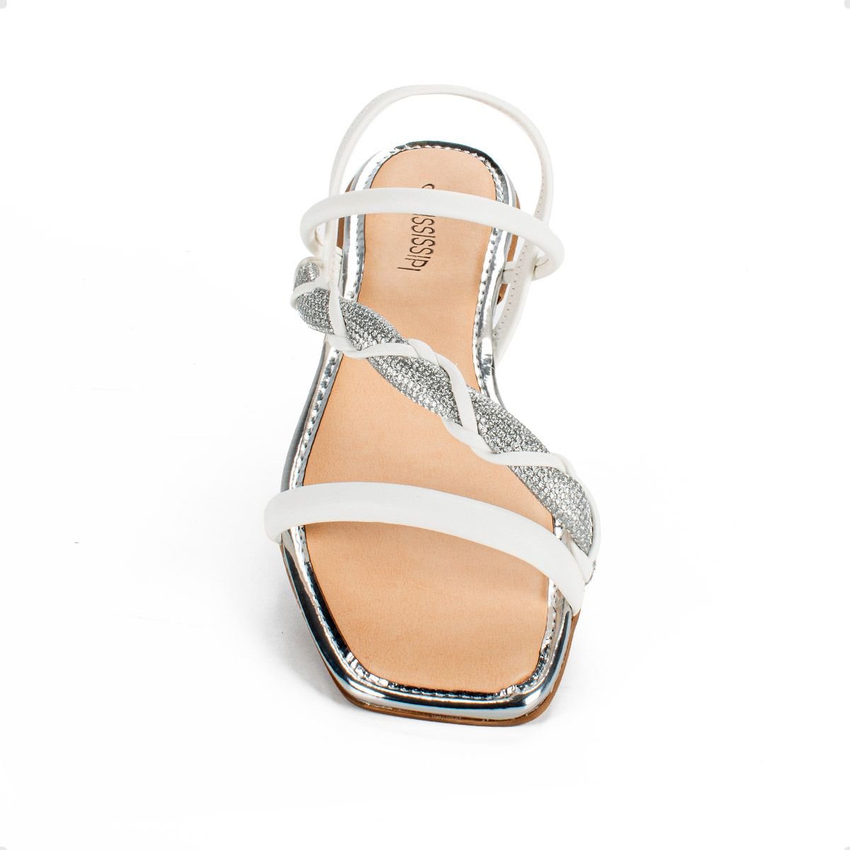 Sandália Feminina Rasteira Mississipi Branca Branco 3