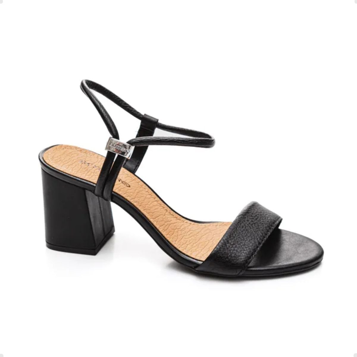 Sandália Feminina Salto Alto Grosso Bottero Preta Preto 5