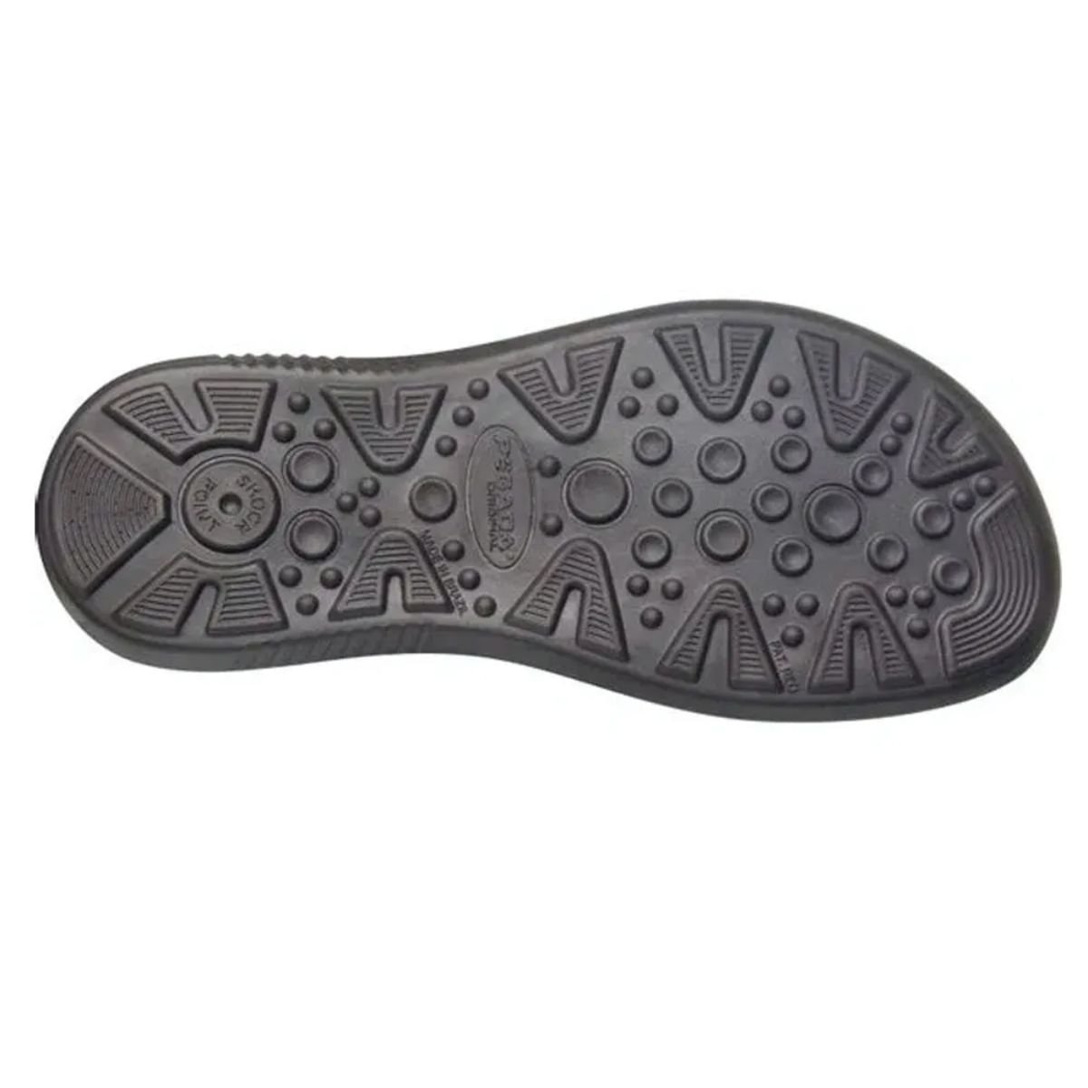 Chinelo Masculino Em Couro Dedo Pegada Marrom Marrom 3