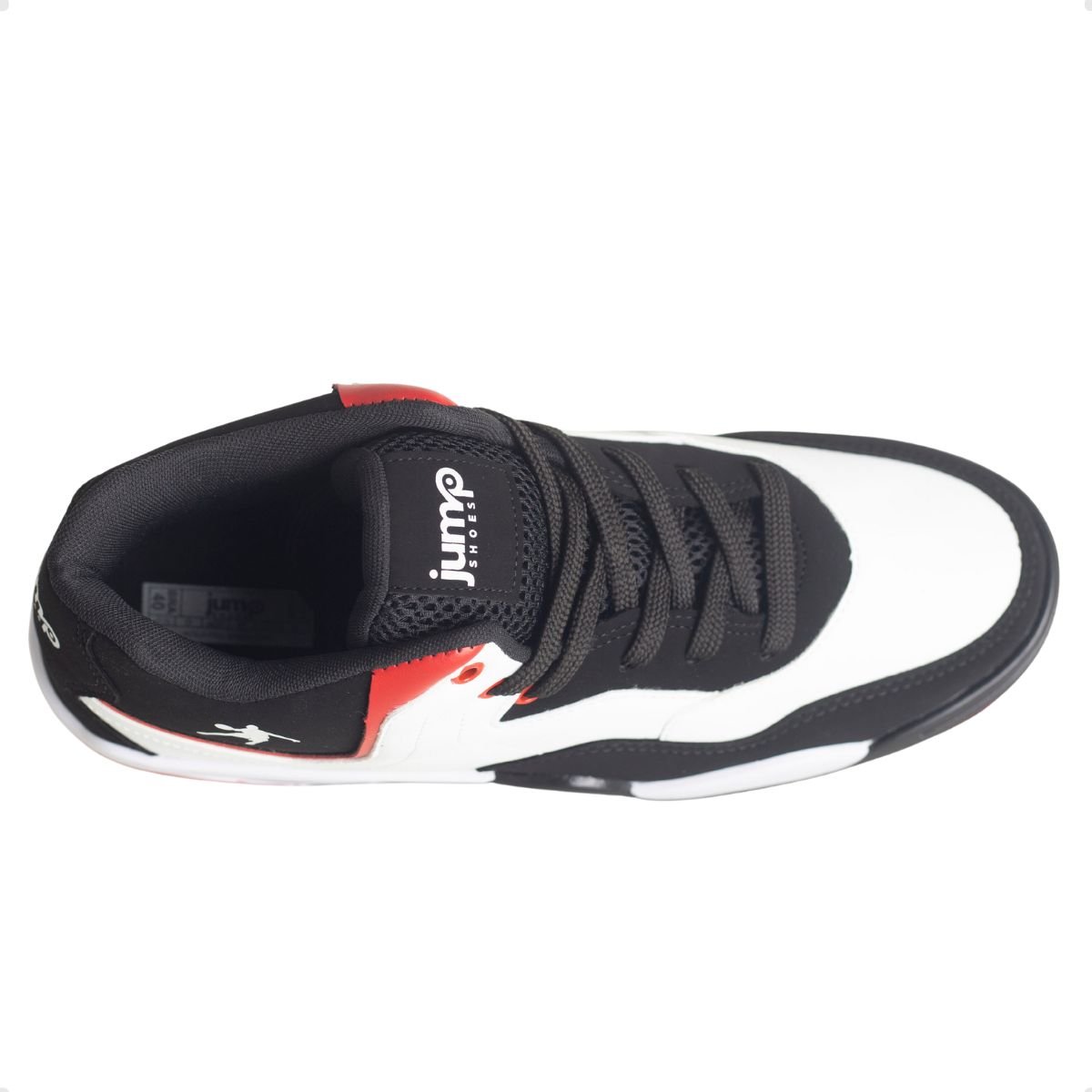 Tênis Basketball Masculino Jump Preto E Branco Branco/Preto 3