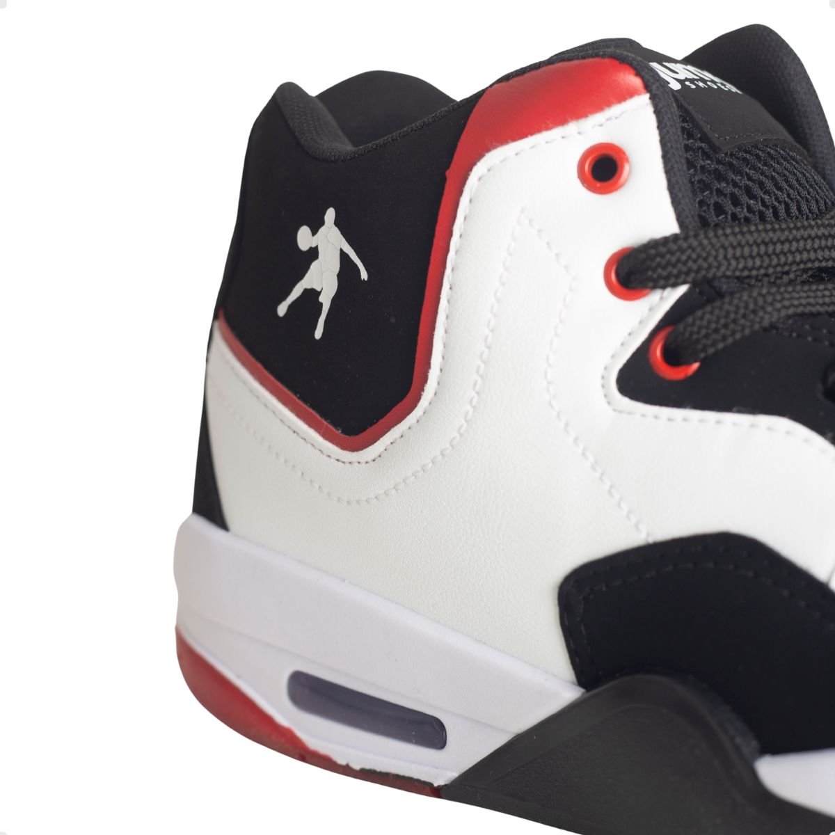 Tênis Basketball Masculino Jump Preto E Branco Branco/Preto 4