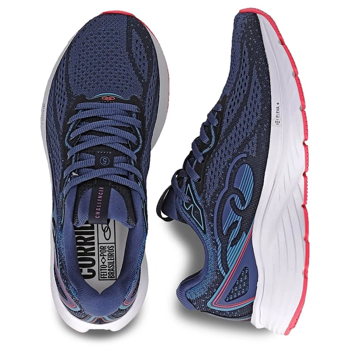 Tênis Running Masculino Olympikus Challenger 5 Azul 4