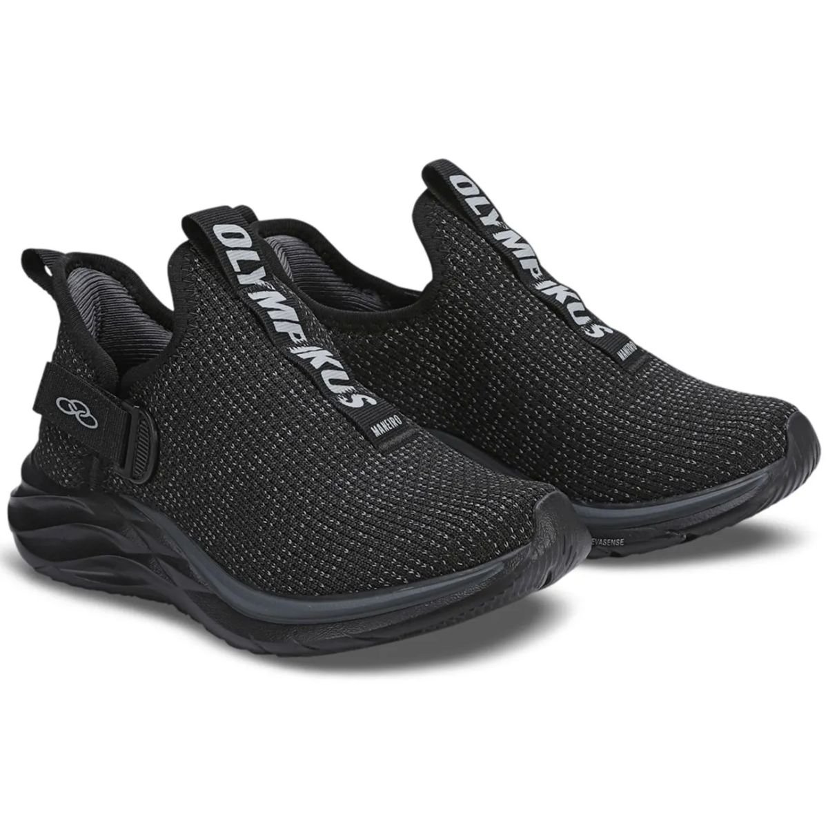 Tênis Running Infantil Olympikus Maneiro Kids Preto Preto 2