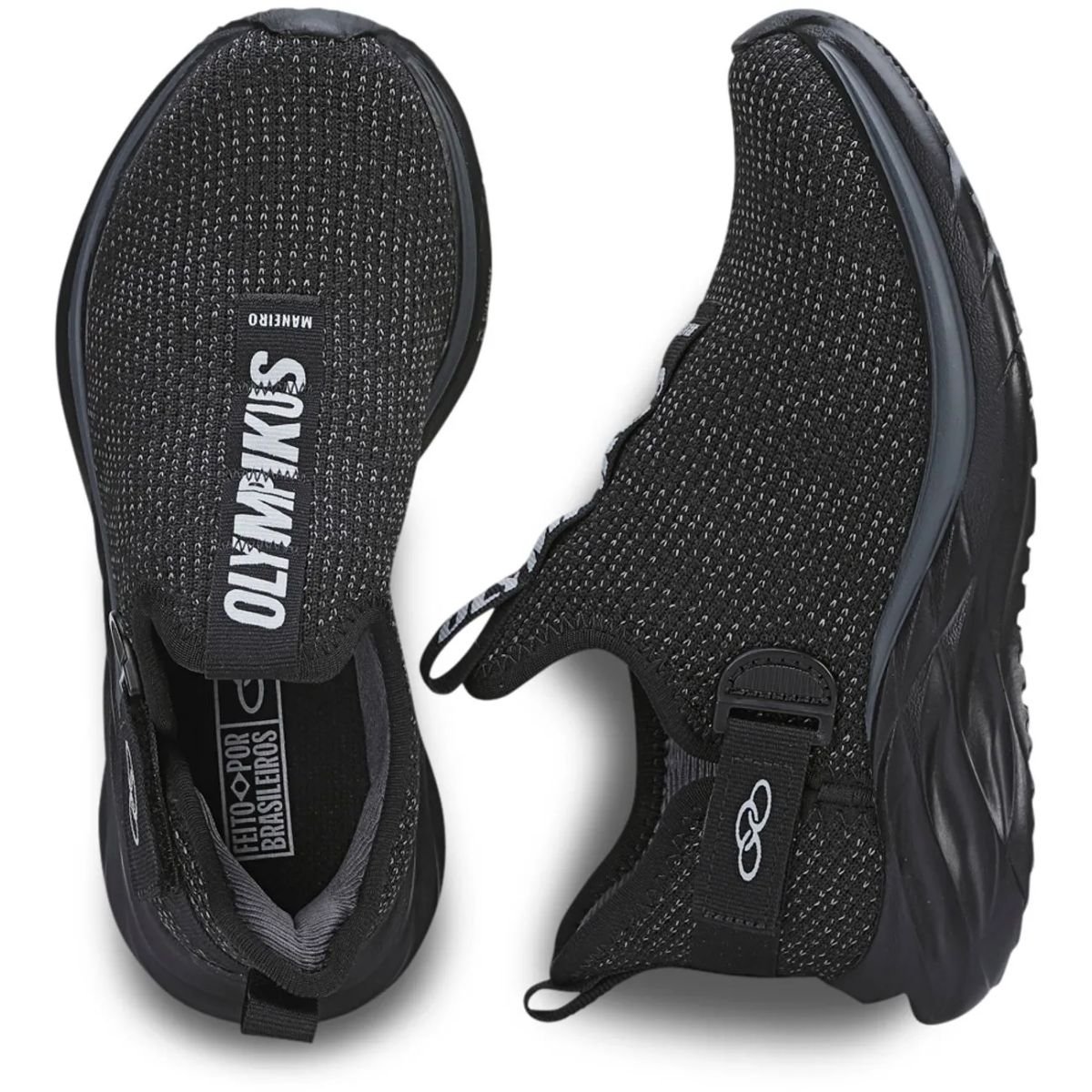 Tênis Running Infantil Olympikus Maneiro Kids Preto Preto 3
