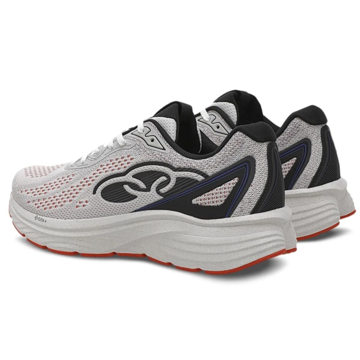Tênis Running Masculino Olympikus Challenger 5 Branco Cinza 2