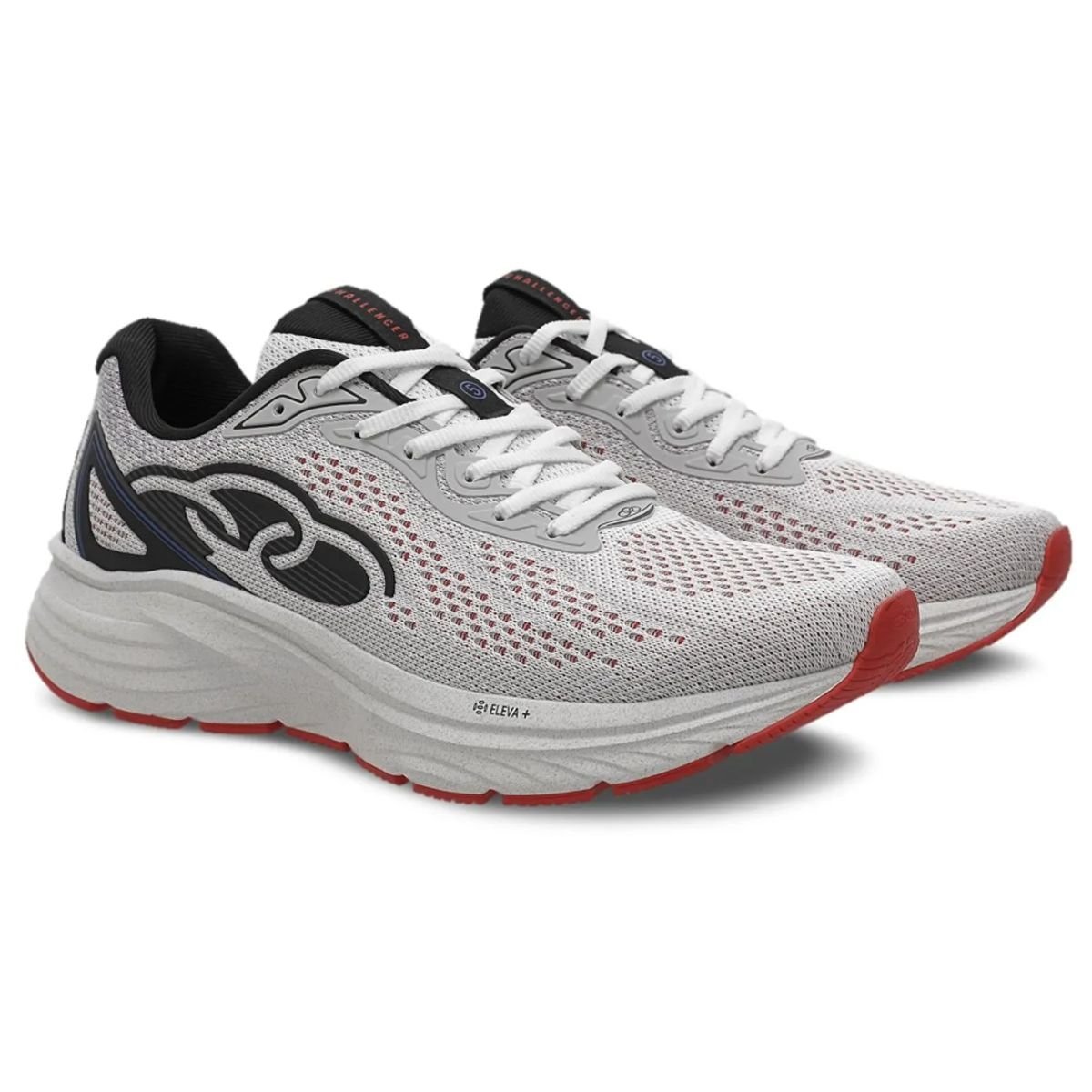 Tênis Running Masculino Olympikus Challenger 5 Branco Cinza 5