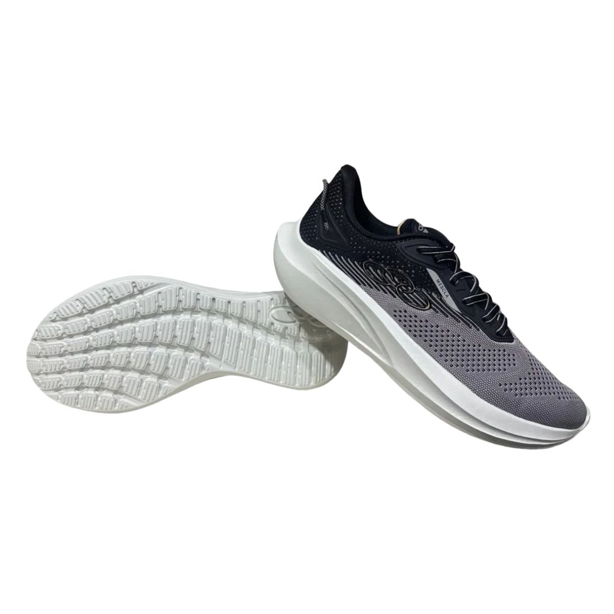 Tênis Running Masculino Olympikus Mescla Cinza Preto/Cinza 6