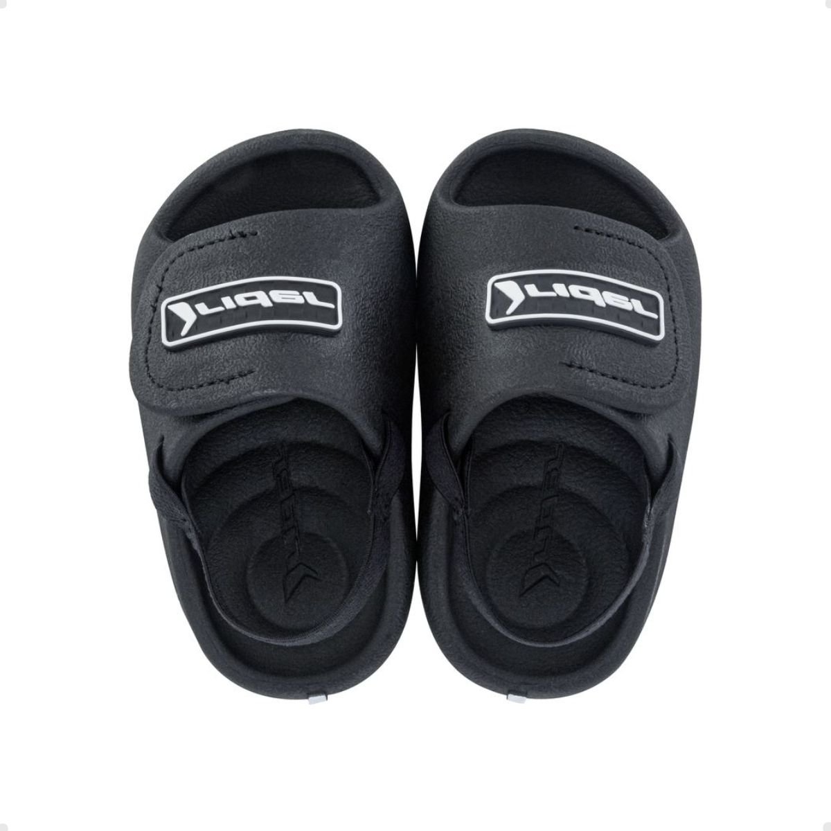 Chinelo Bebê Gaspea/Slide Rider Drip Preto Preto 3