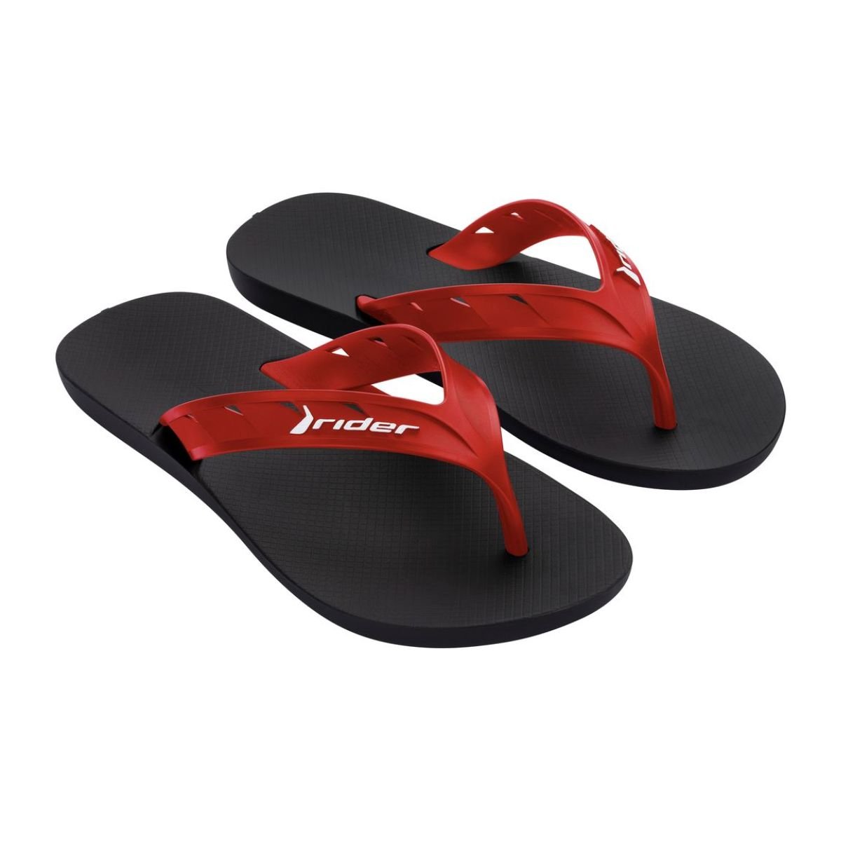 Chinelo Masculino Dedo Rider Street Preto E Vermelho Preto/Vermelho 2