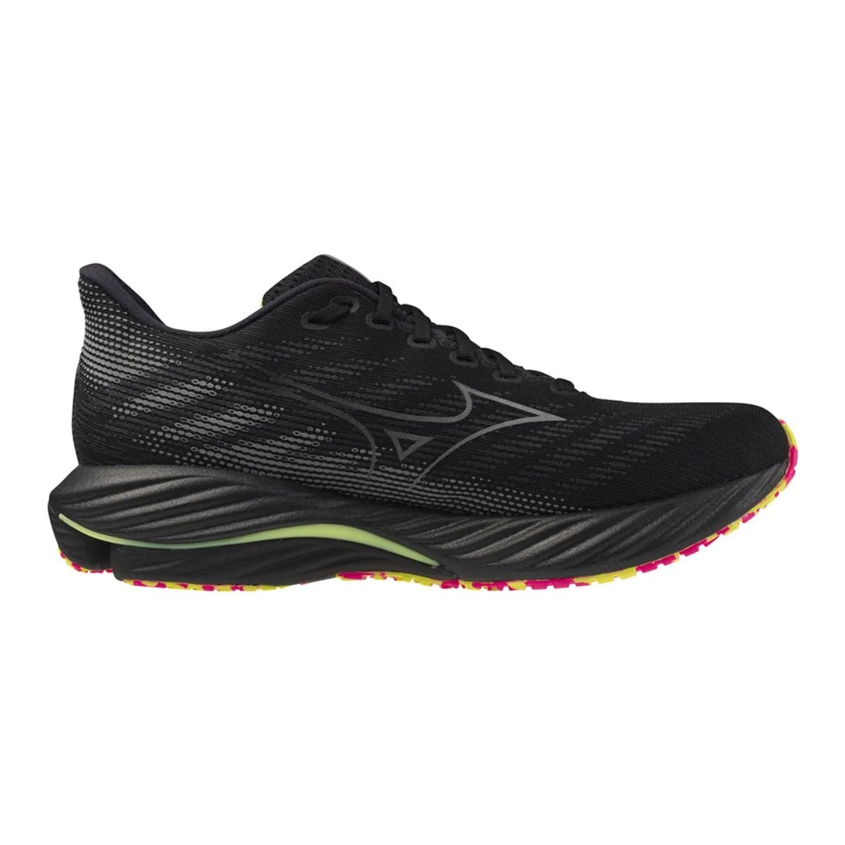 Tênis Running Masculino Mizuno Wave Rider 28 Preto Preto 4