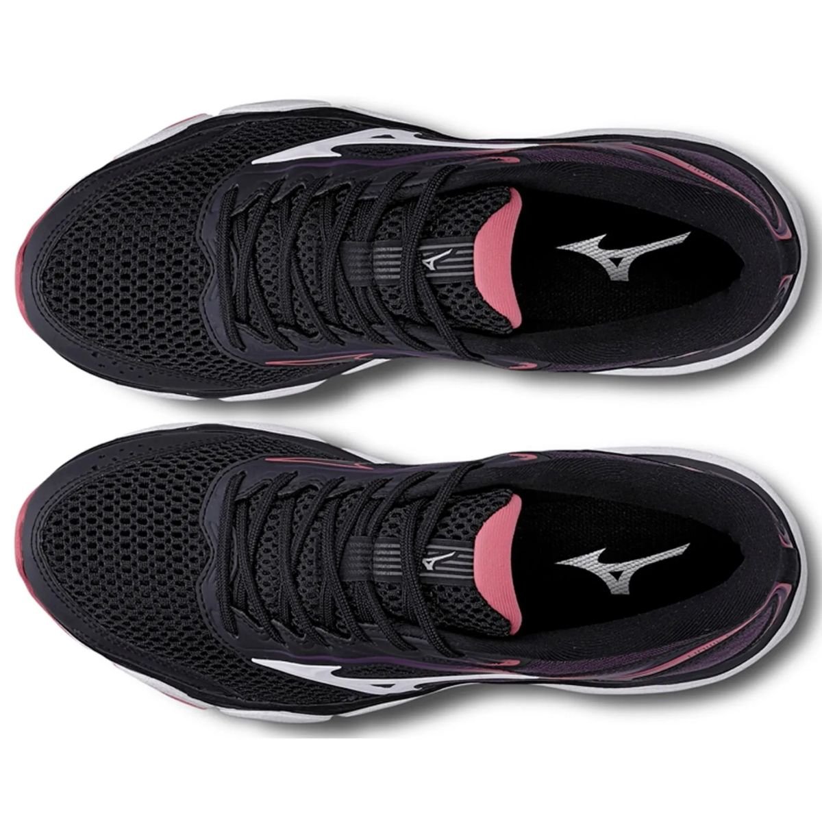 Tênis Running Feminino Mizuno Hawk 5 Preto E Rosa Preto 5