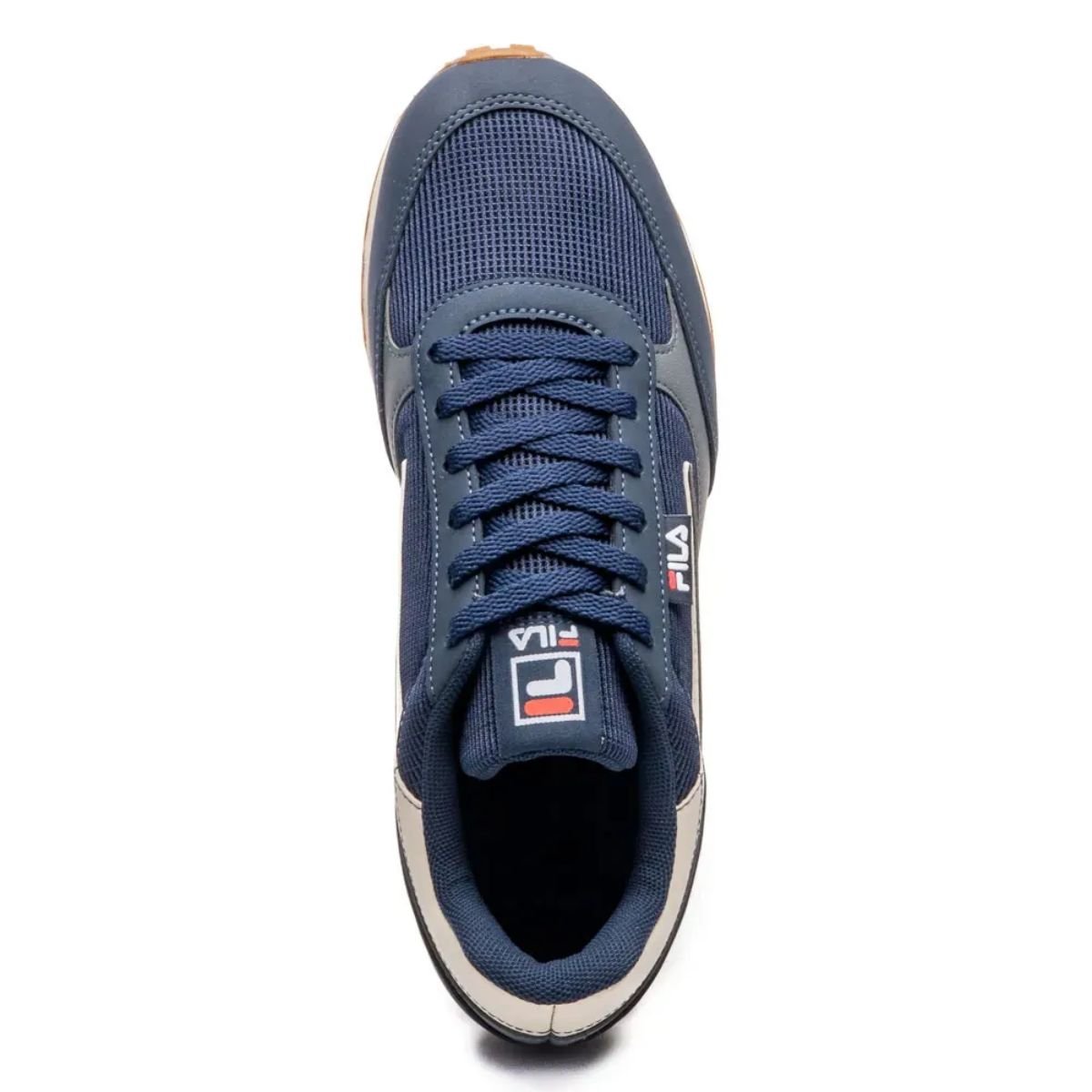 Tênis Casual Masculino Fila Renno Classic Azul Azul 4