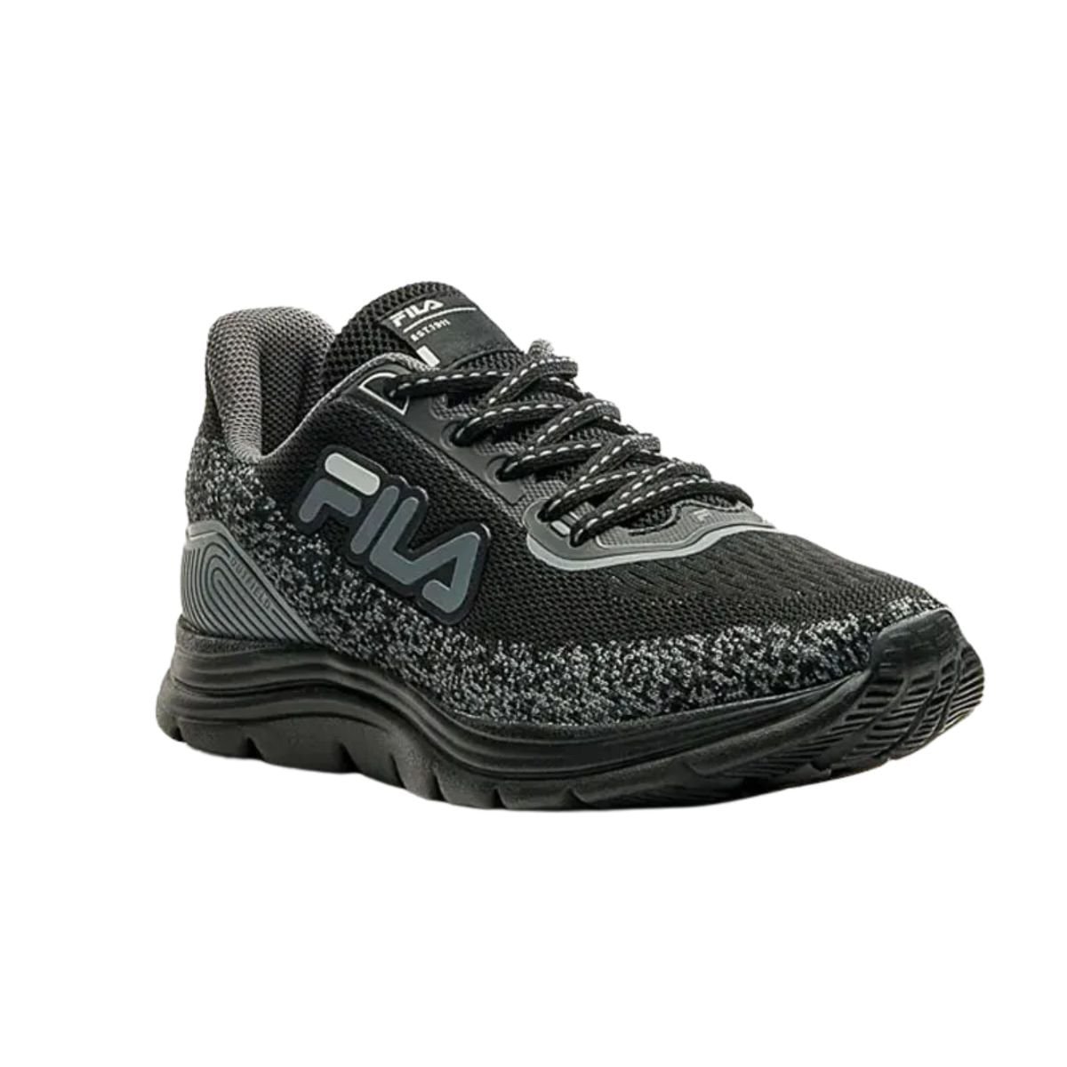 Tênis Running Infantil Fila Outfield Preto Preto 5