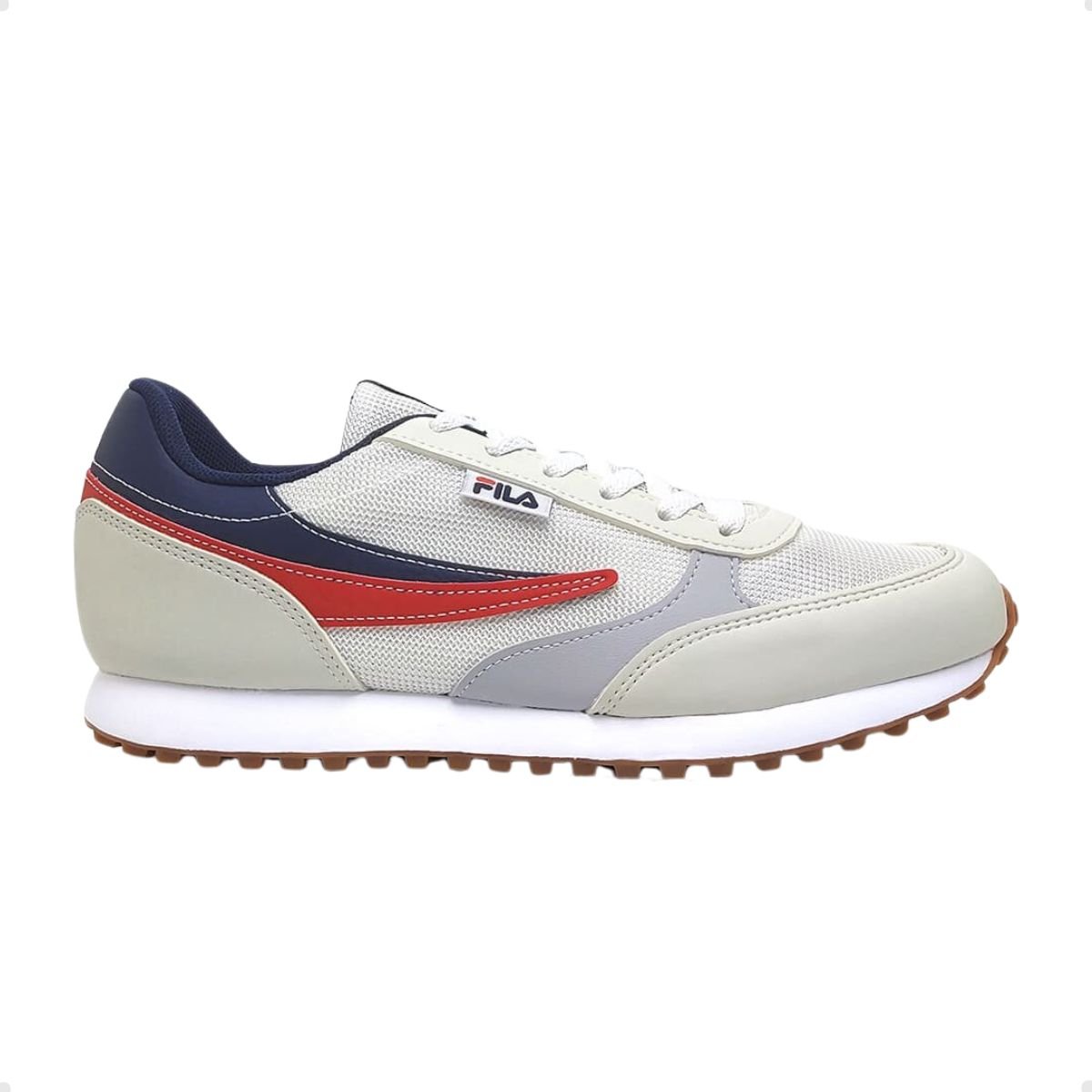 Tênis Casual Masculino Fila Renno Classic Branco Branco/Azul 1
