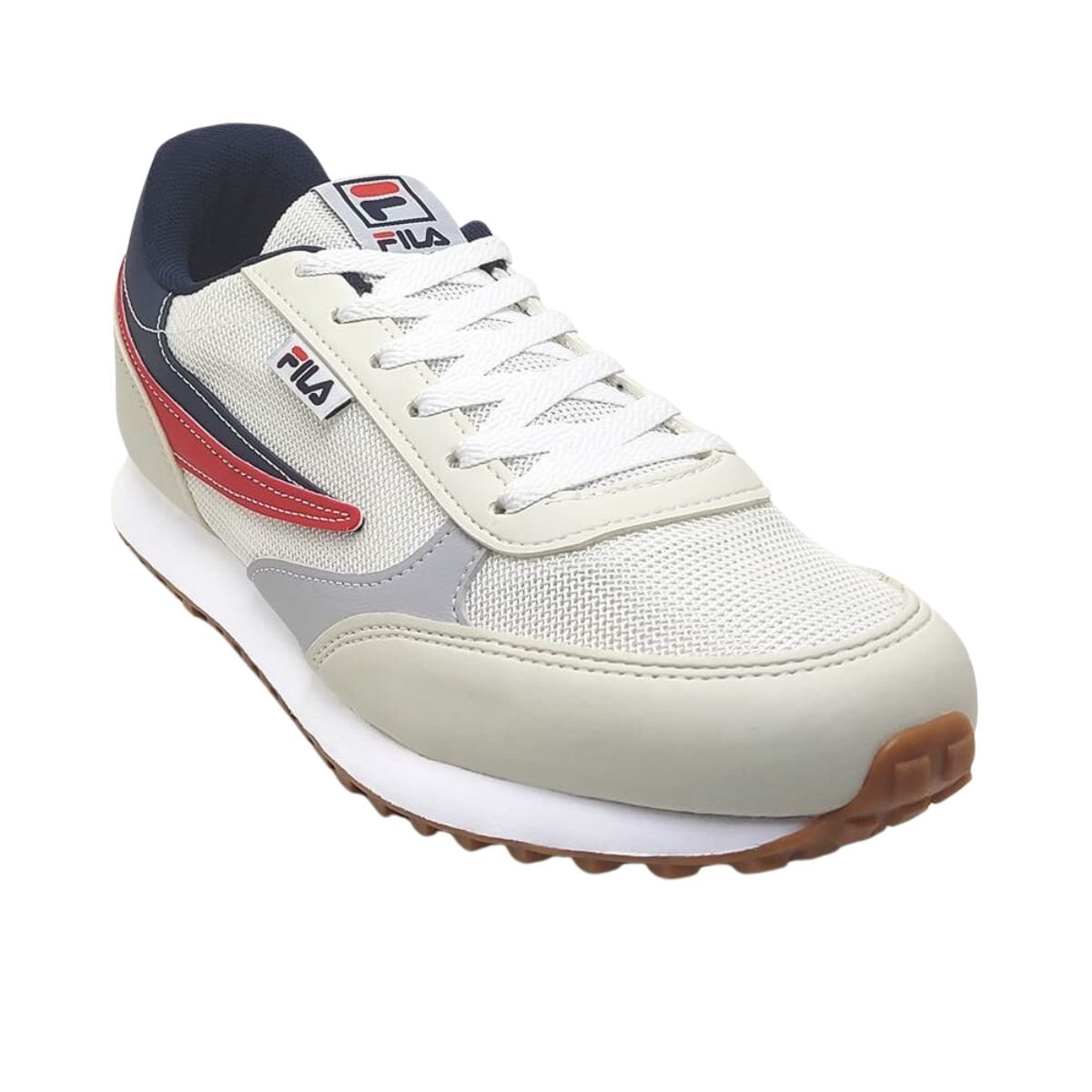 Tênis Casual Masculino Fila Renno Classic Branco Branco/Azul 2