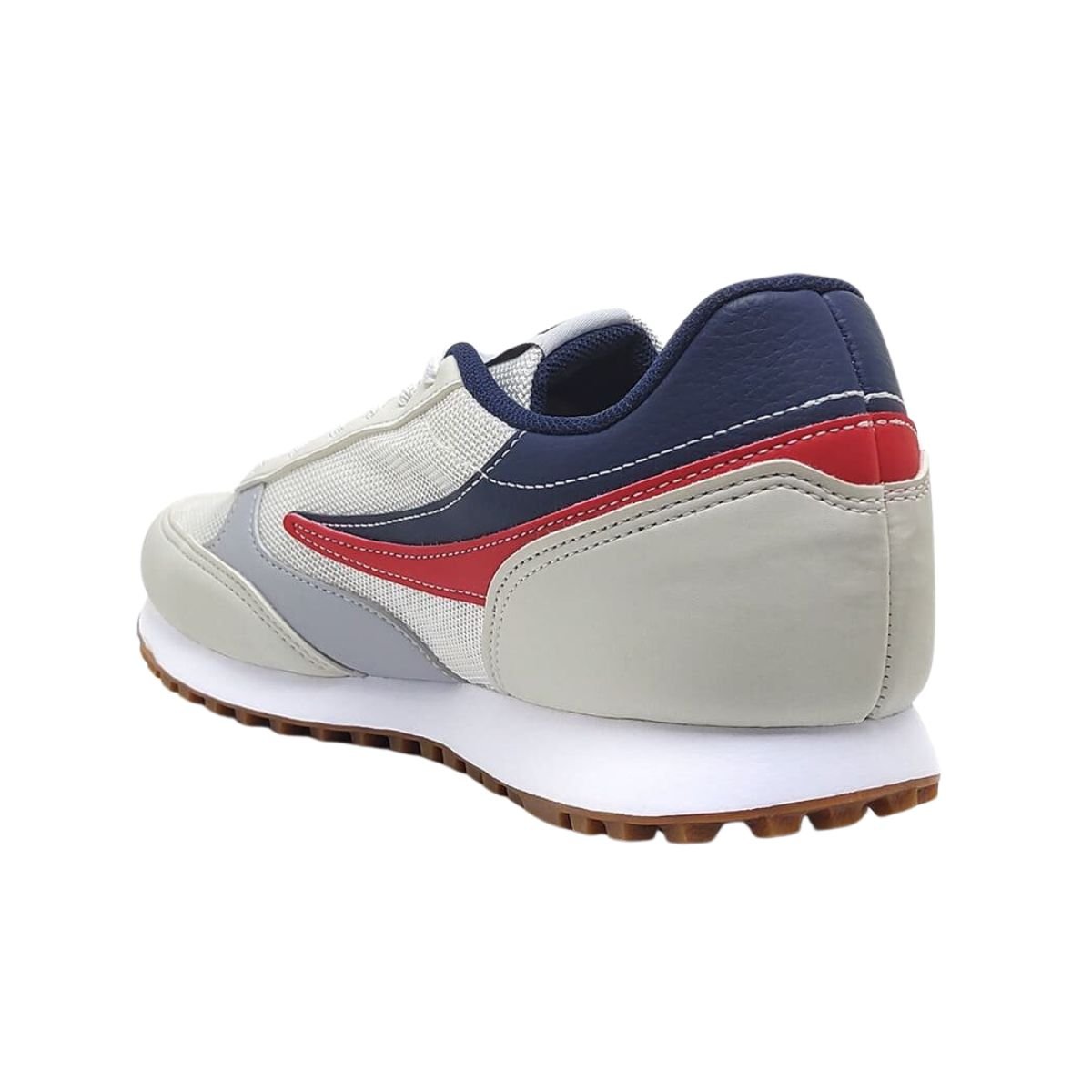 Tênis Casual Masculino Fila Renno Classic Branco Branco/Azul 5