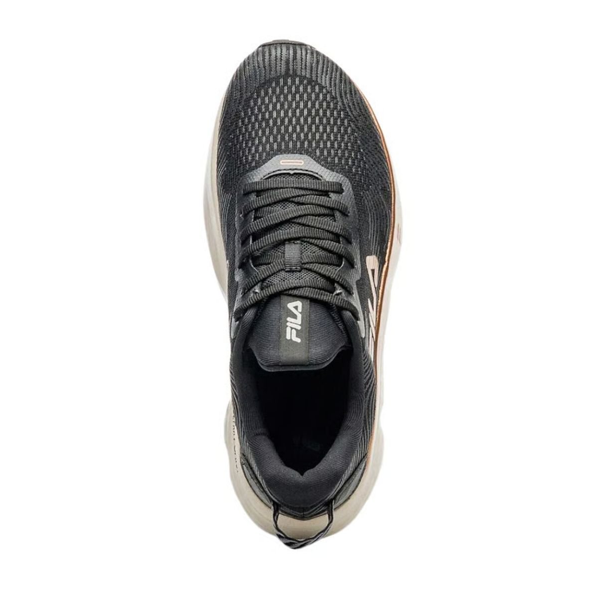 Tênis Running Feminino Fila Maxximus Preto E Cobre Preto 2
