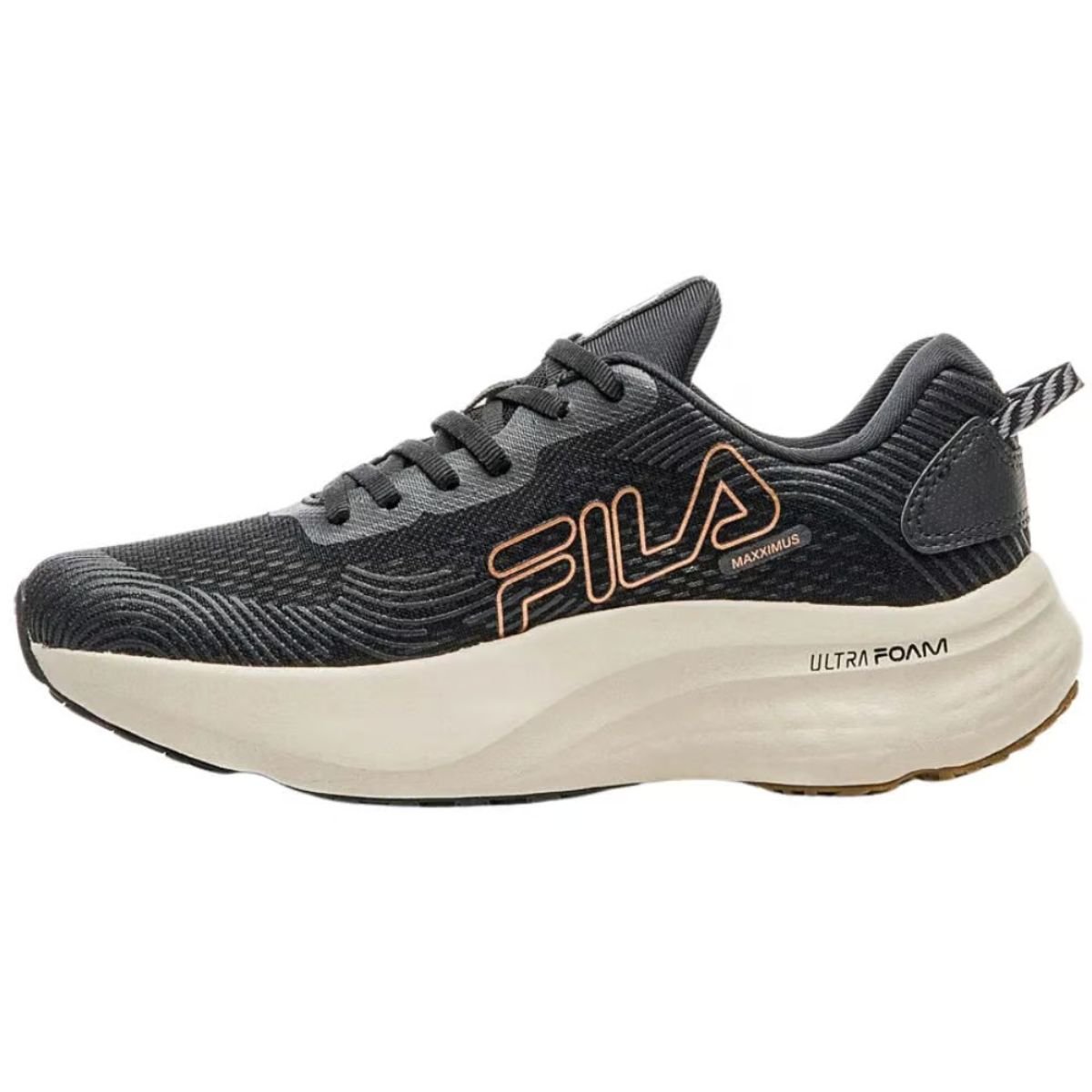 Tênis Running Feminino Fila Maxximus Preto E Cobre Preto 4