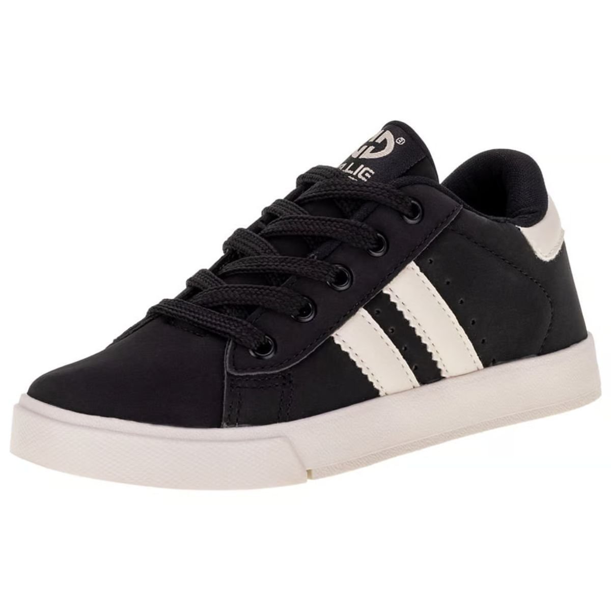 Tênis Masculino Casual Ollie Stan Preto Preto 2