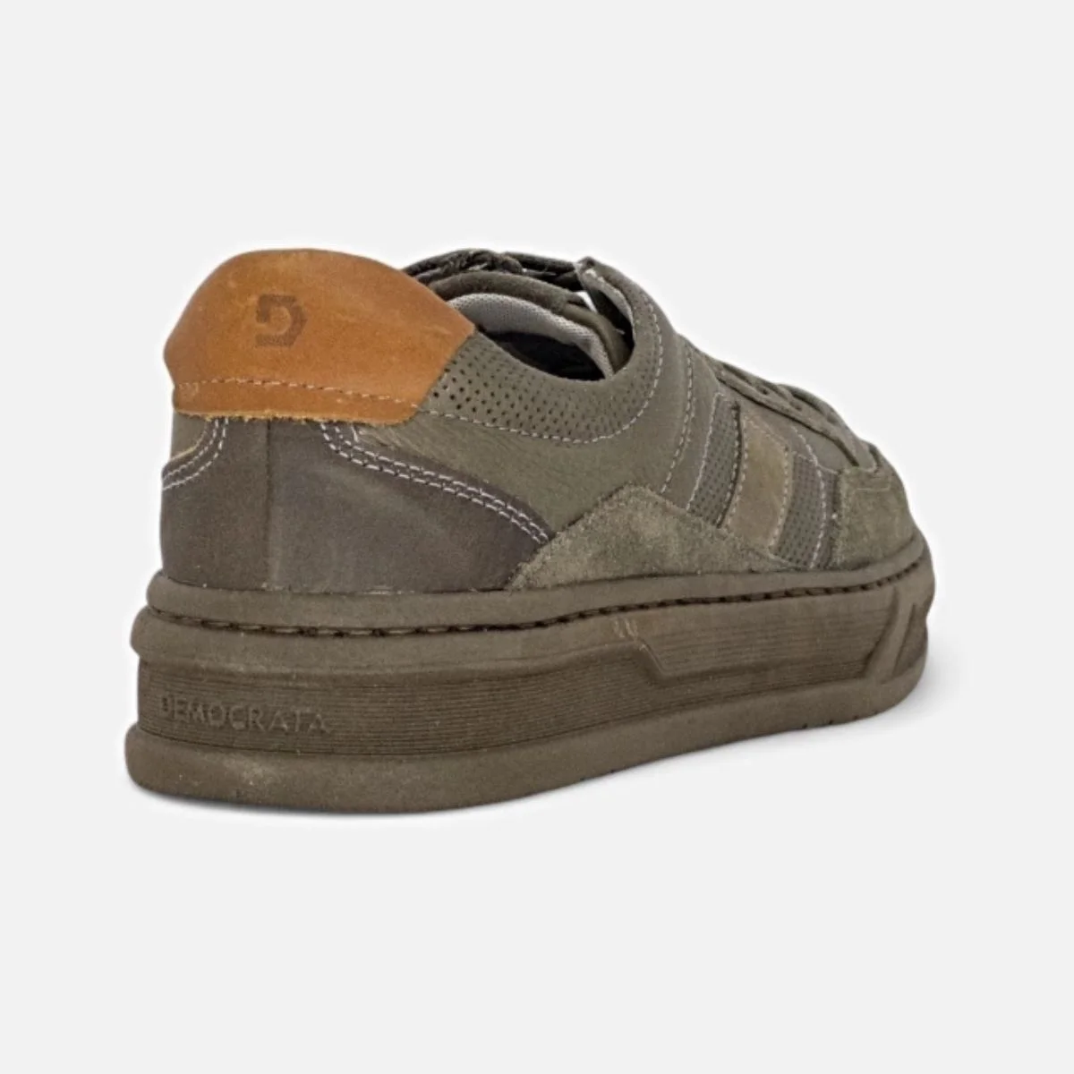 Sapatênis Masculino Democrata Wide Cinza Cinza 4